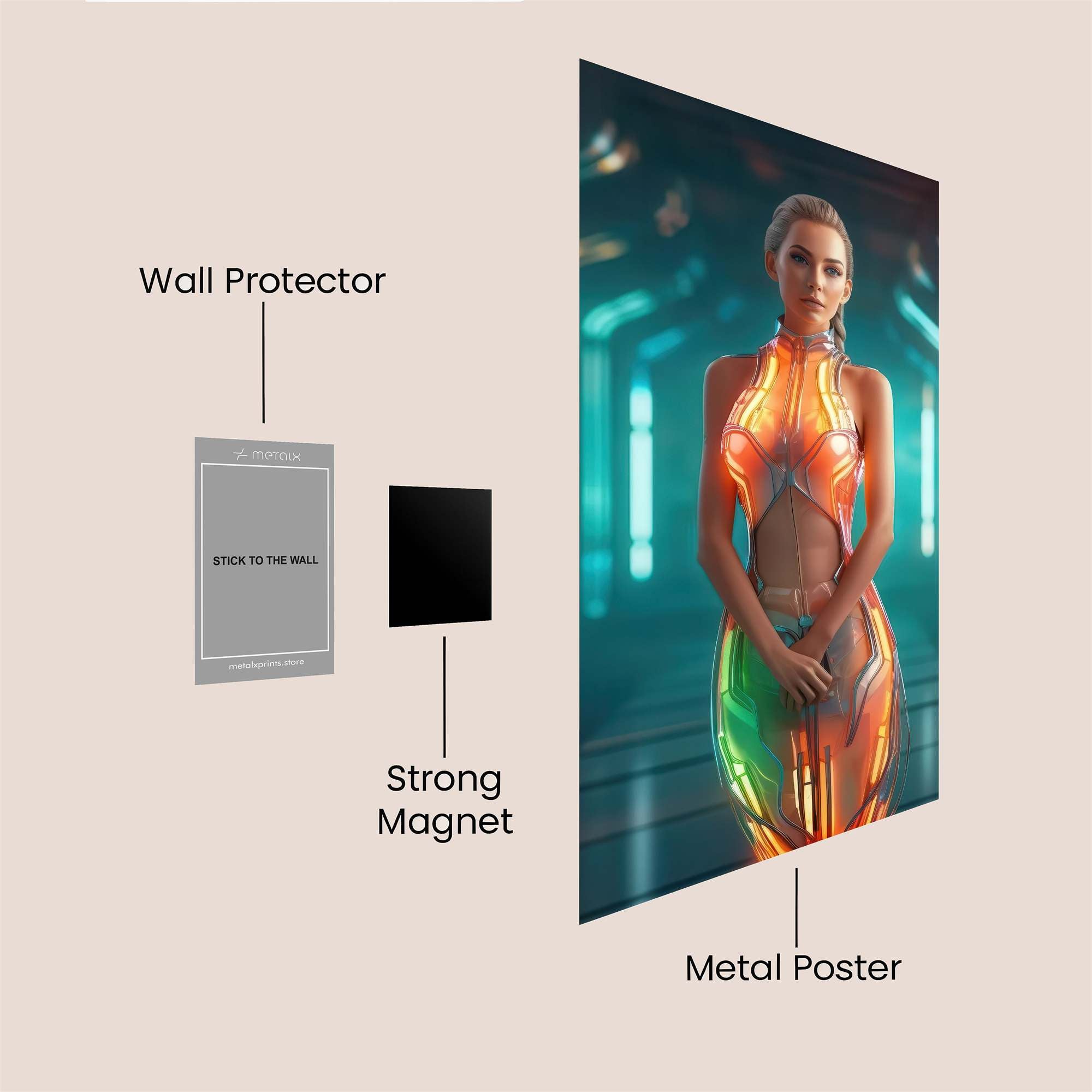 Jungle Serenity Safe Wall Magnetic / M