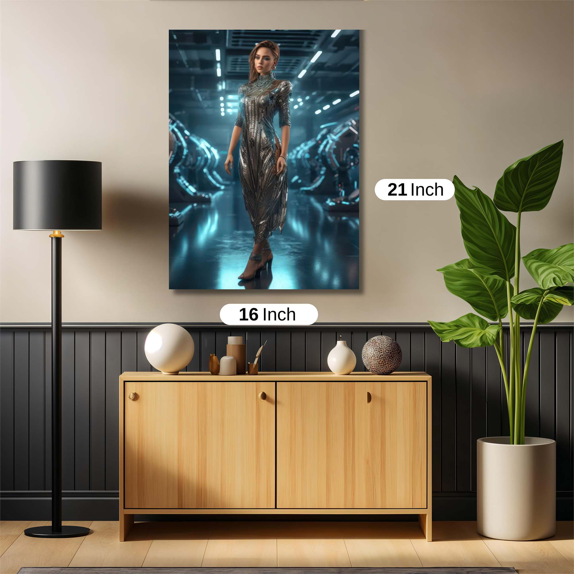 Cherryblossom Dreamscape Safe Wall Magnetic / M