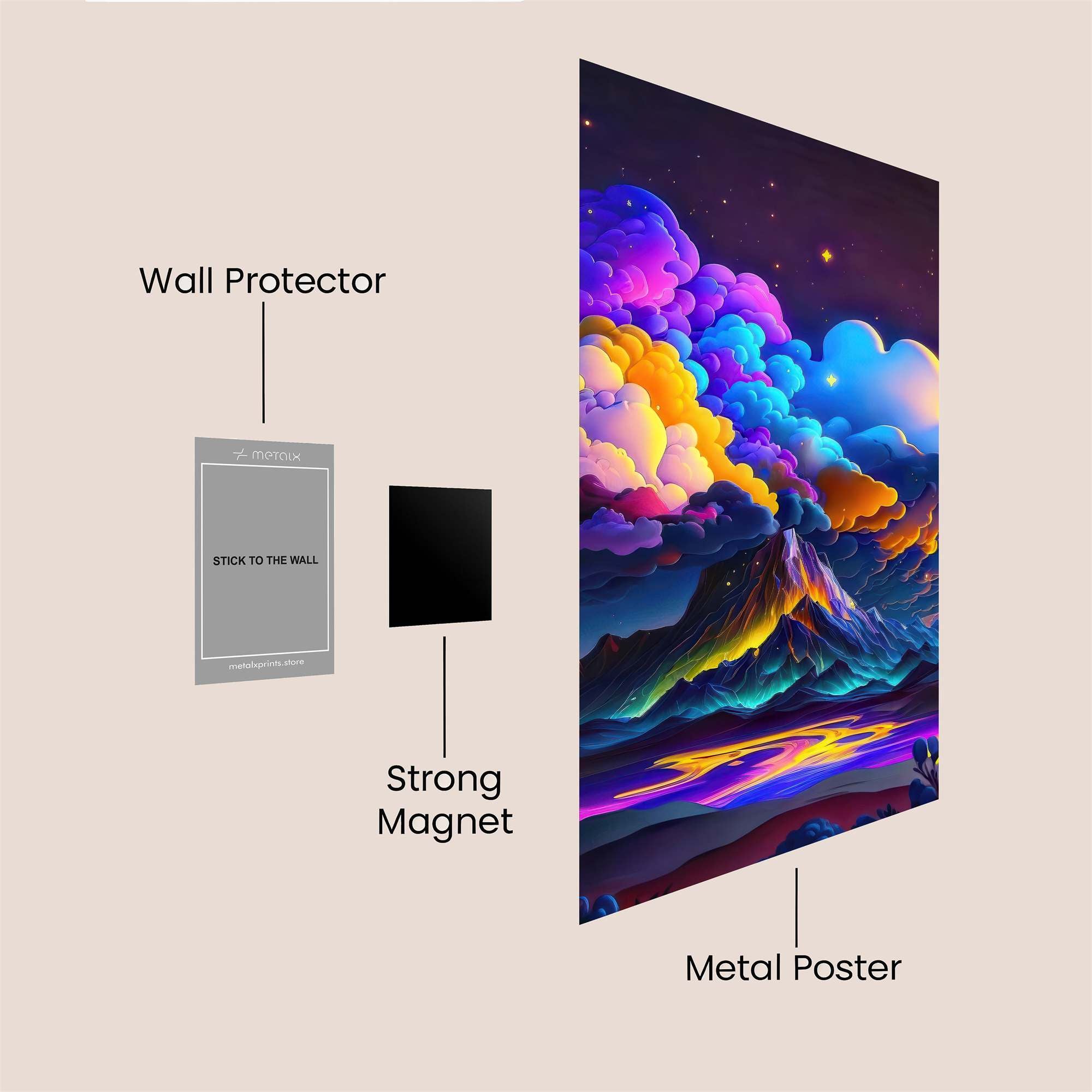 Heavenly Bliss Safe Wall Magnetic / M