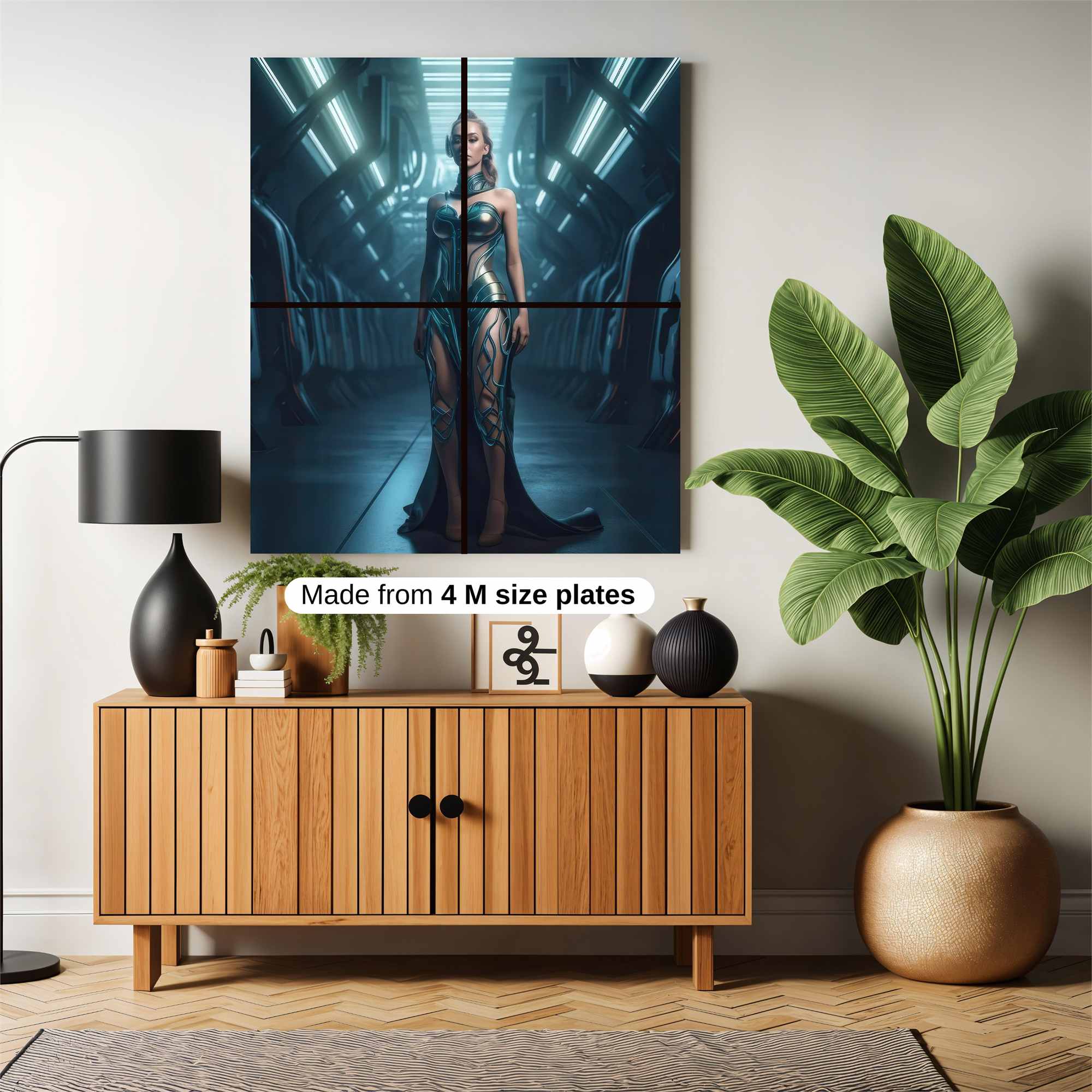 Neon Blossom Safe Wall Magnetic / M