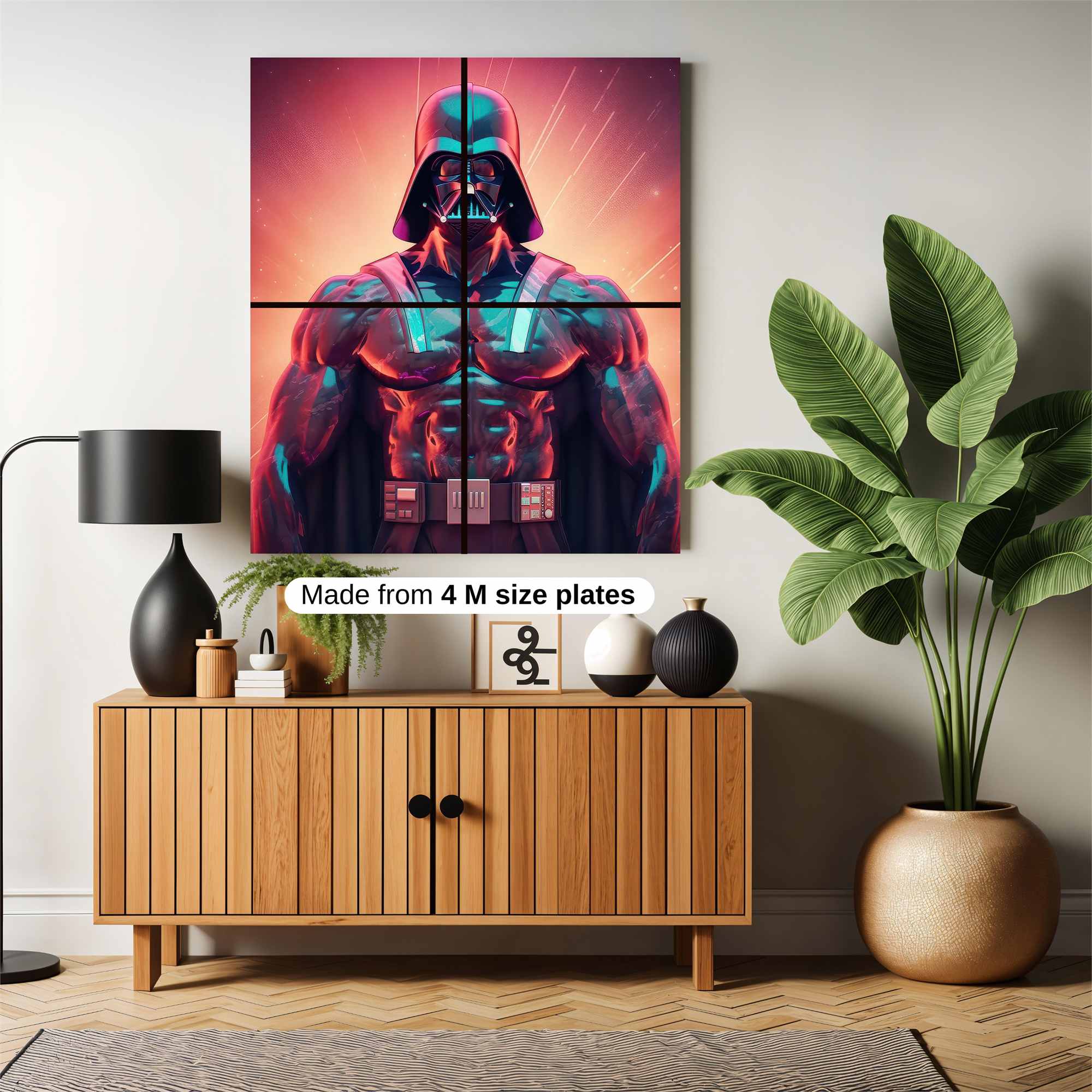 Floral Fantasy Safe Wall Magnetic / M