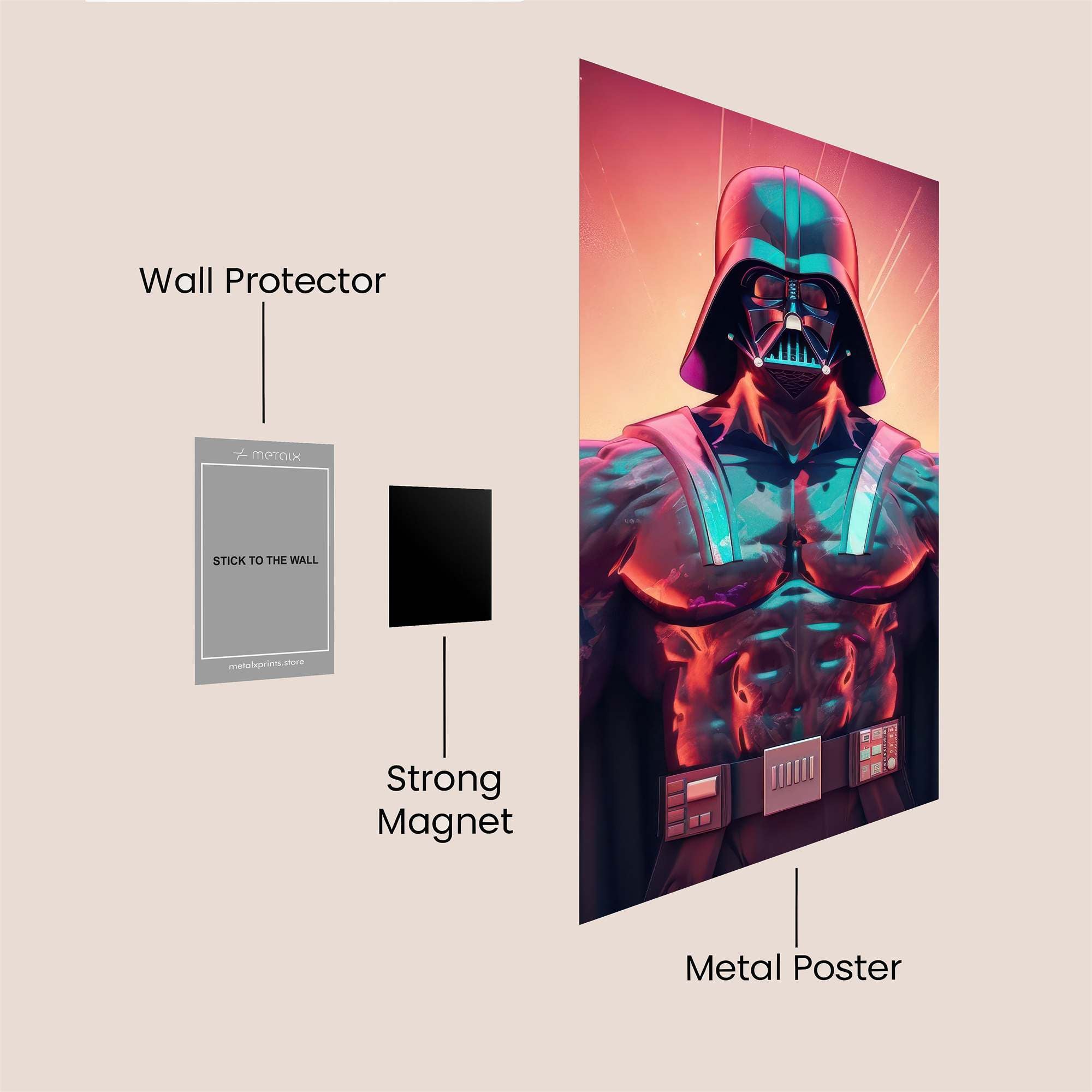 Floral Fantasy Safe Wall Magnetic / M