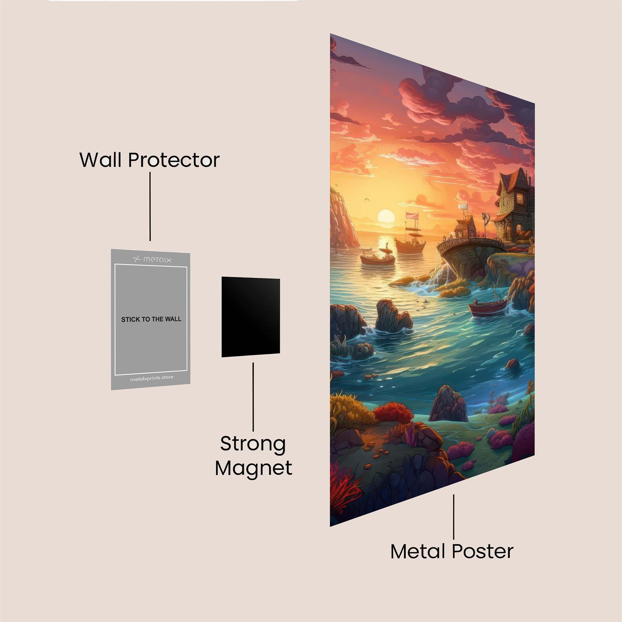 Cavern Enchantment Safe Wall Magnetic / M