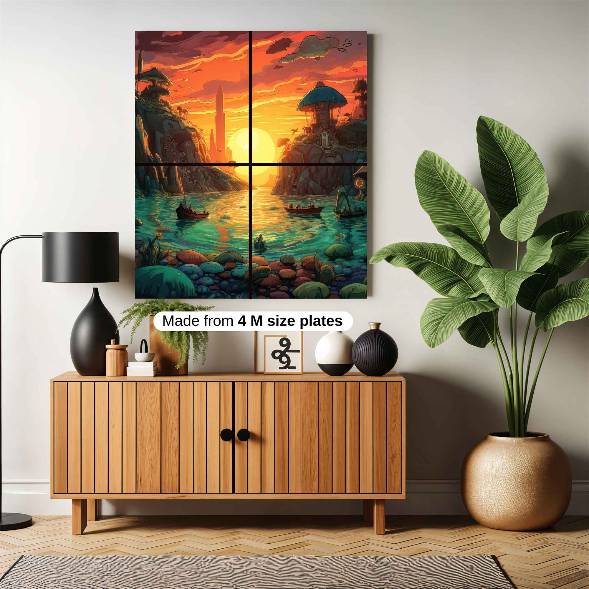 Floral Fantasy Safe Wall Magnetic / M