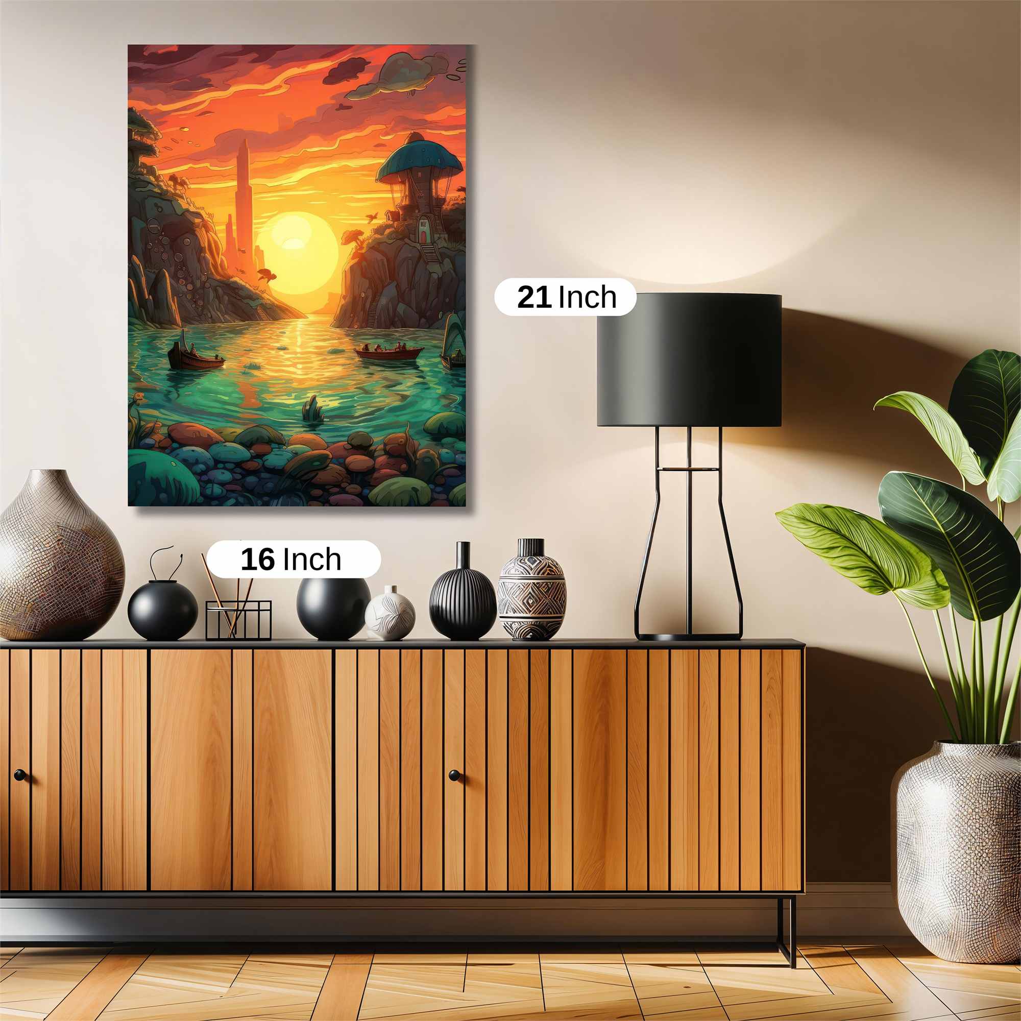 Floral Fantasy Safe Wall Magnetic / M