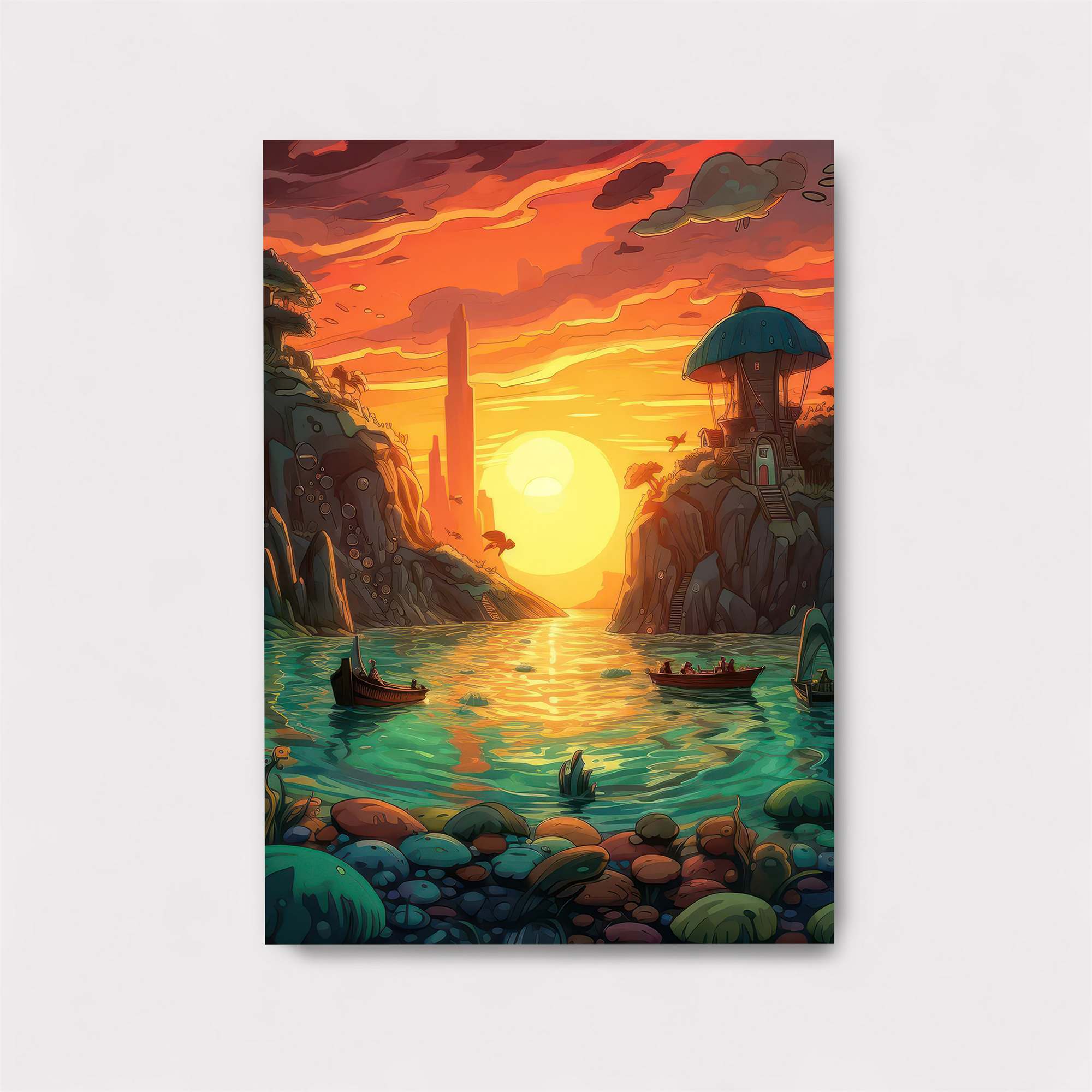 Floral Fantasy Safe Wall Magnetic / M