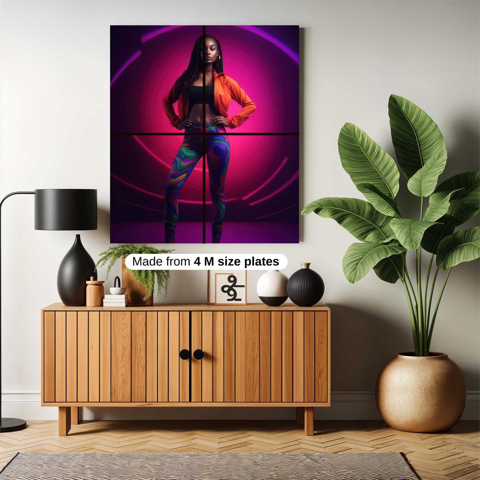 Floral Fantasy Safe Wall Magnetic / M