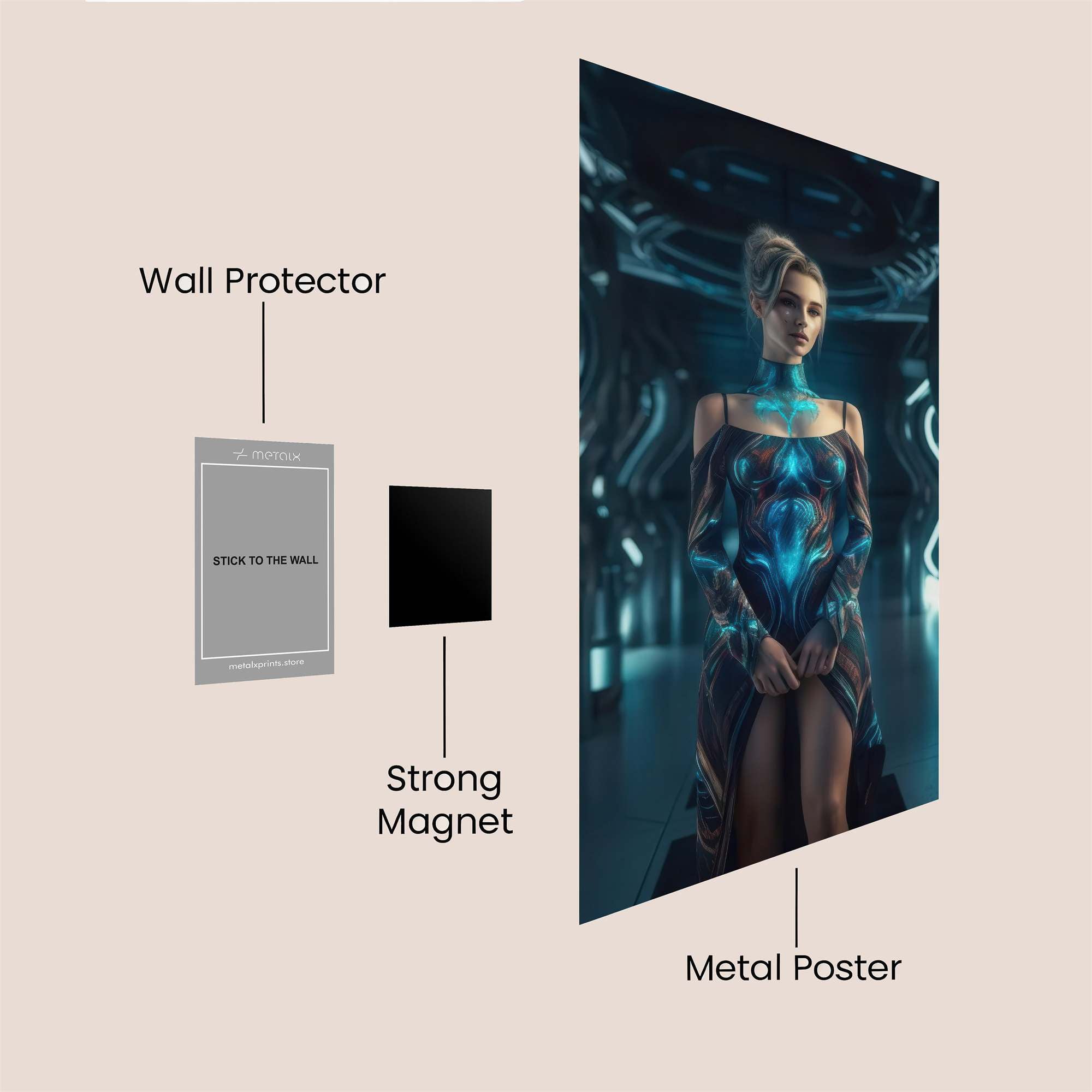 BlossomRapture Safe Wall Magnetic / M