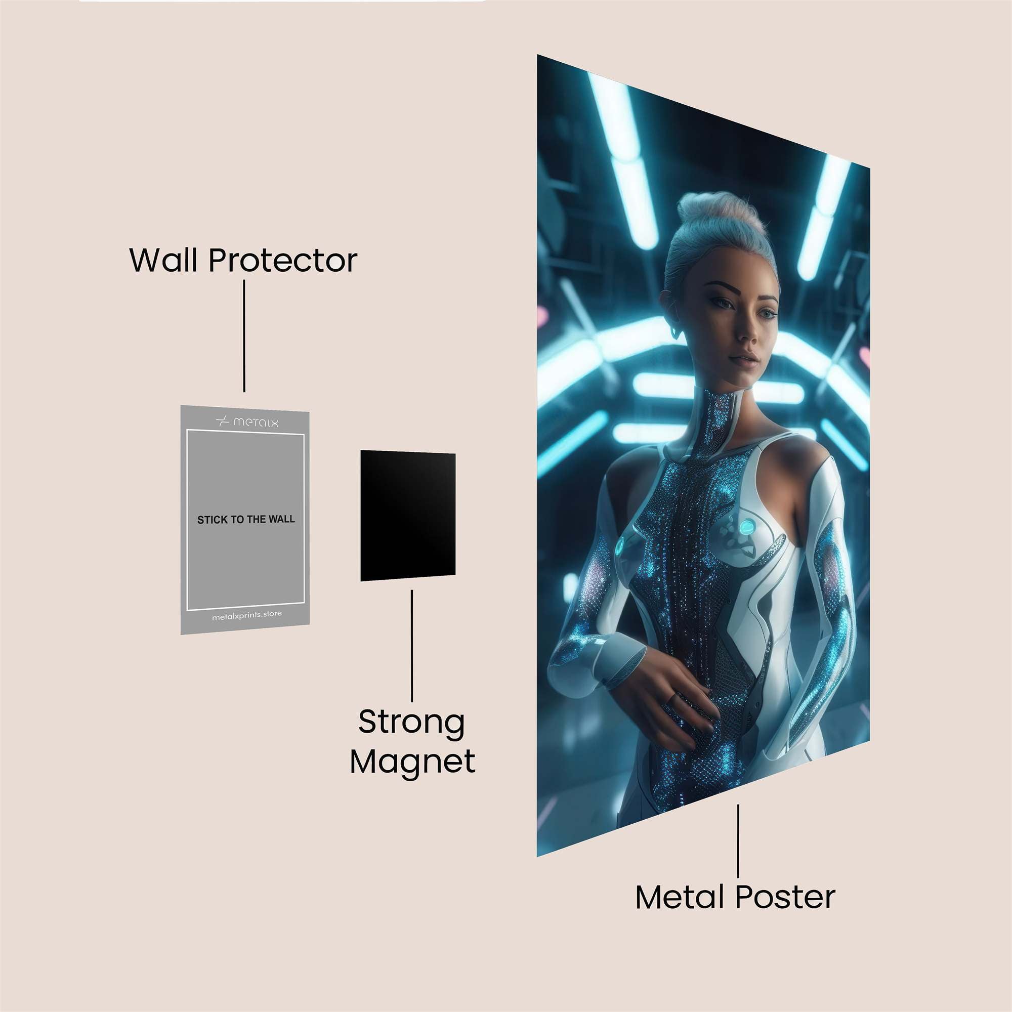 FloralFantasy Safe Wall Magnetic / M