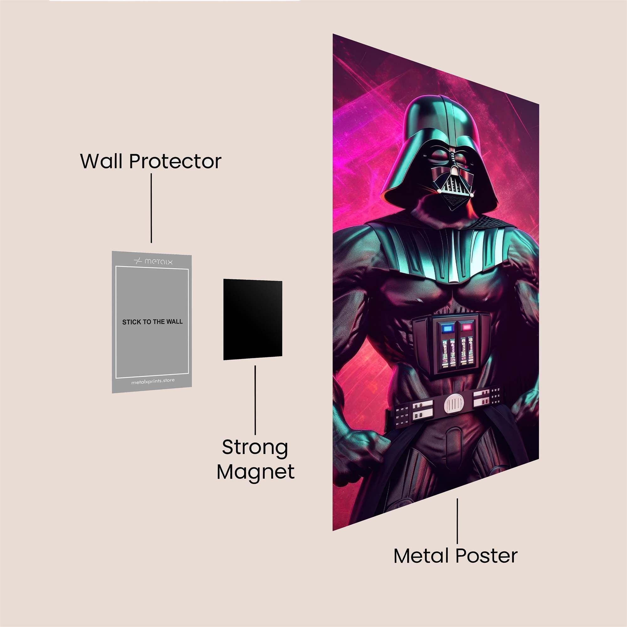 Flowerful Serenity Safe Wall Magnetic / M