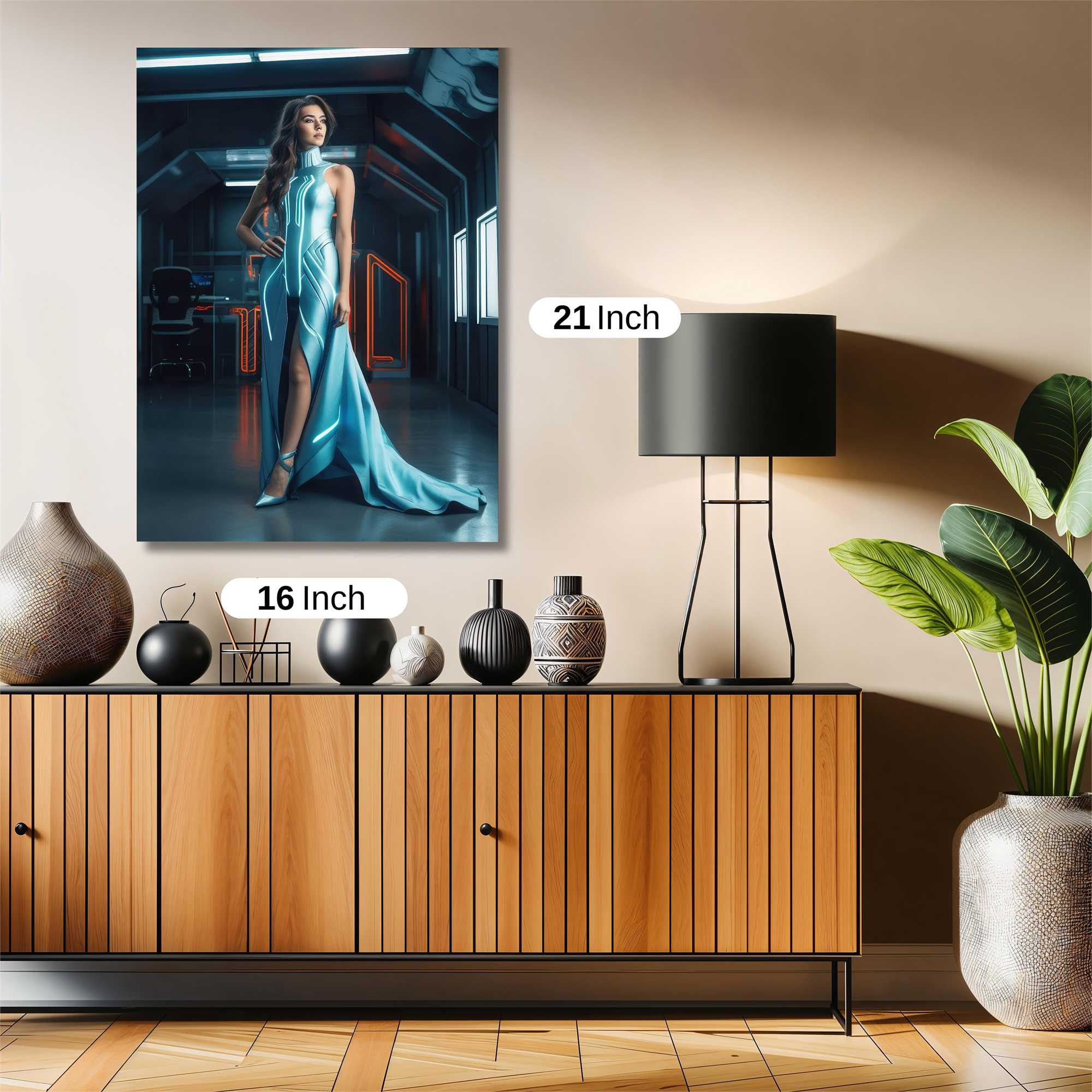 Floral Serenity Safe Wall Magnetic / M