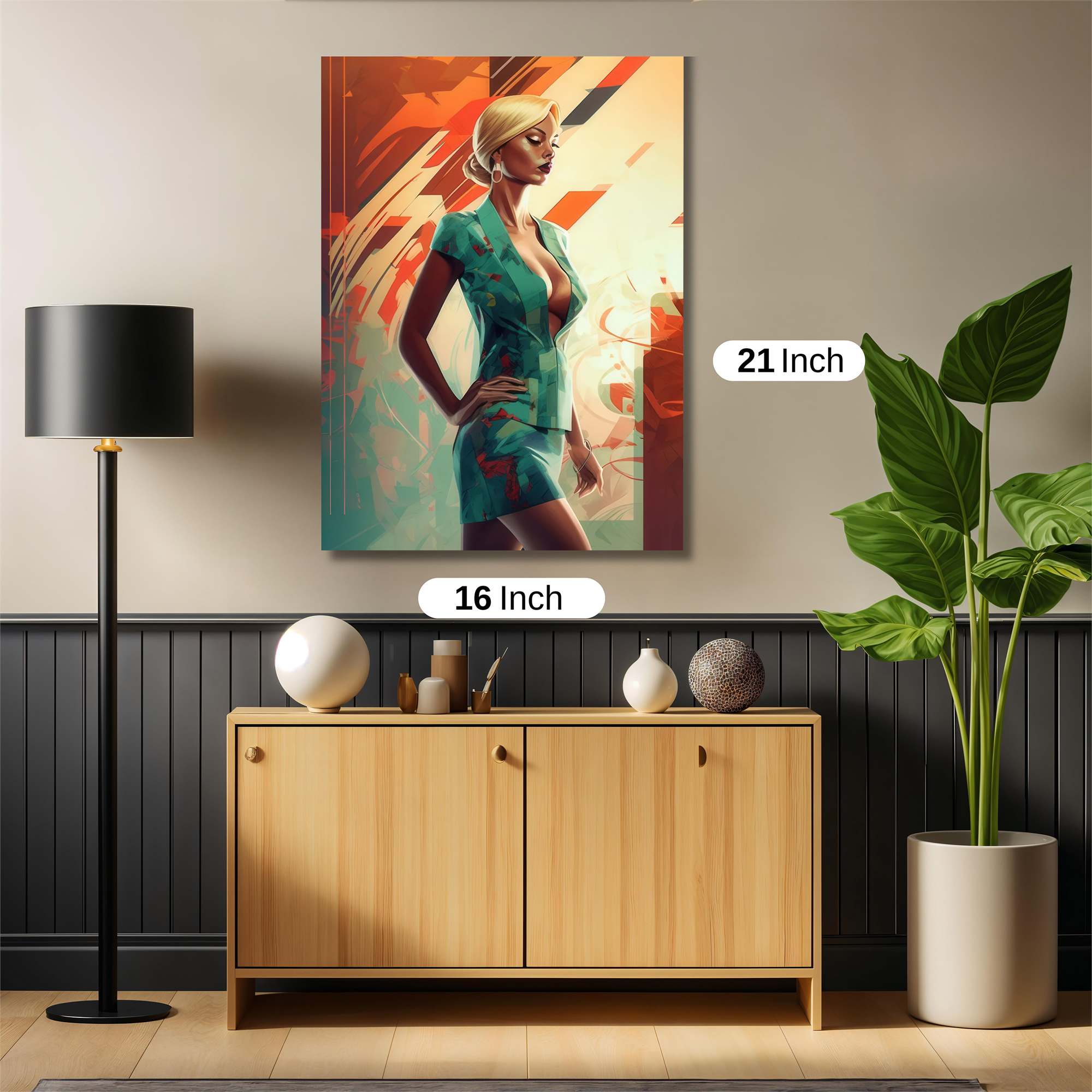 Floral Fantasy Safe Wall Magnetic / M