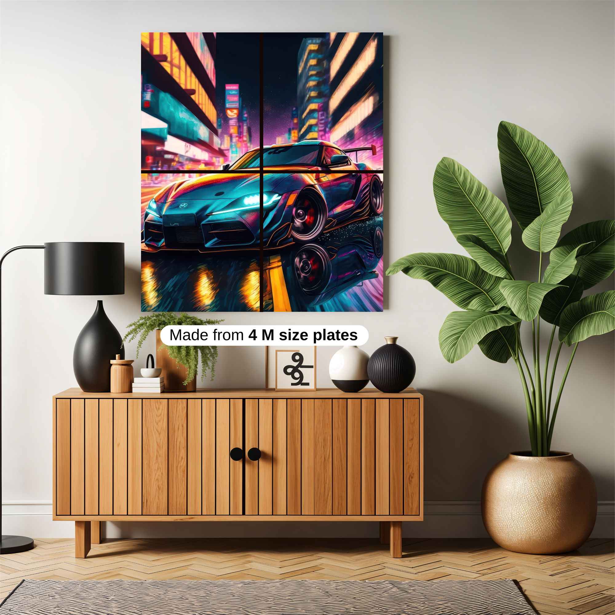 Neon Blossom Safe Wall Magnetic / M