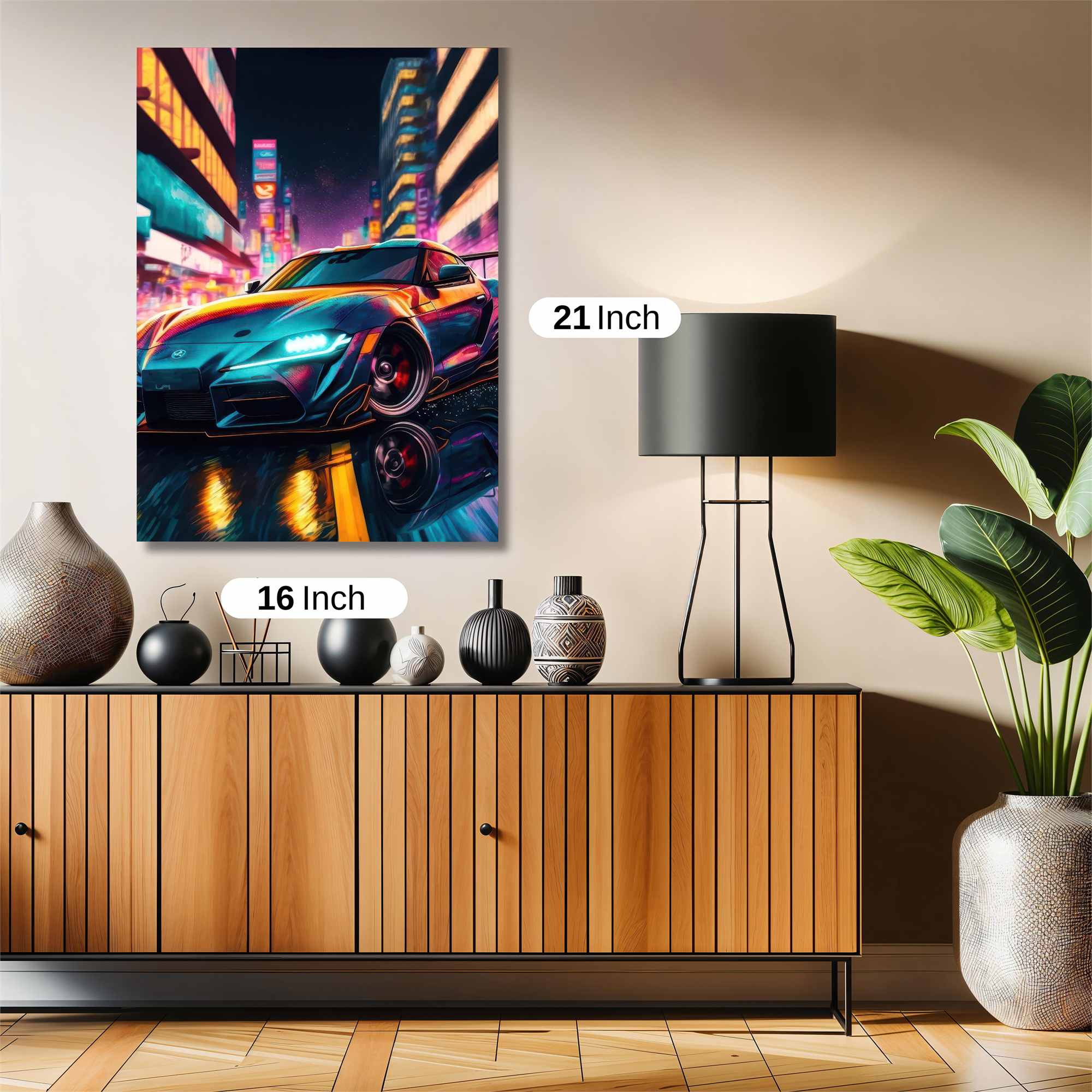 Neon Blossom Safe Wall Magnetic / M