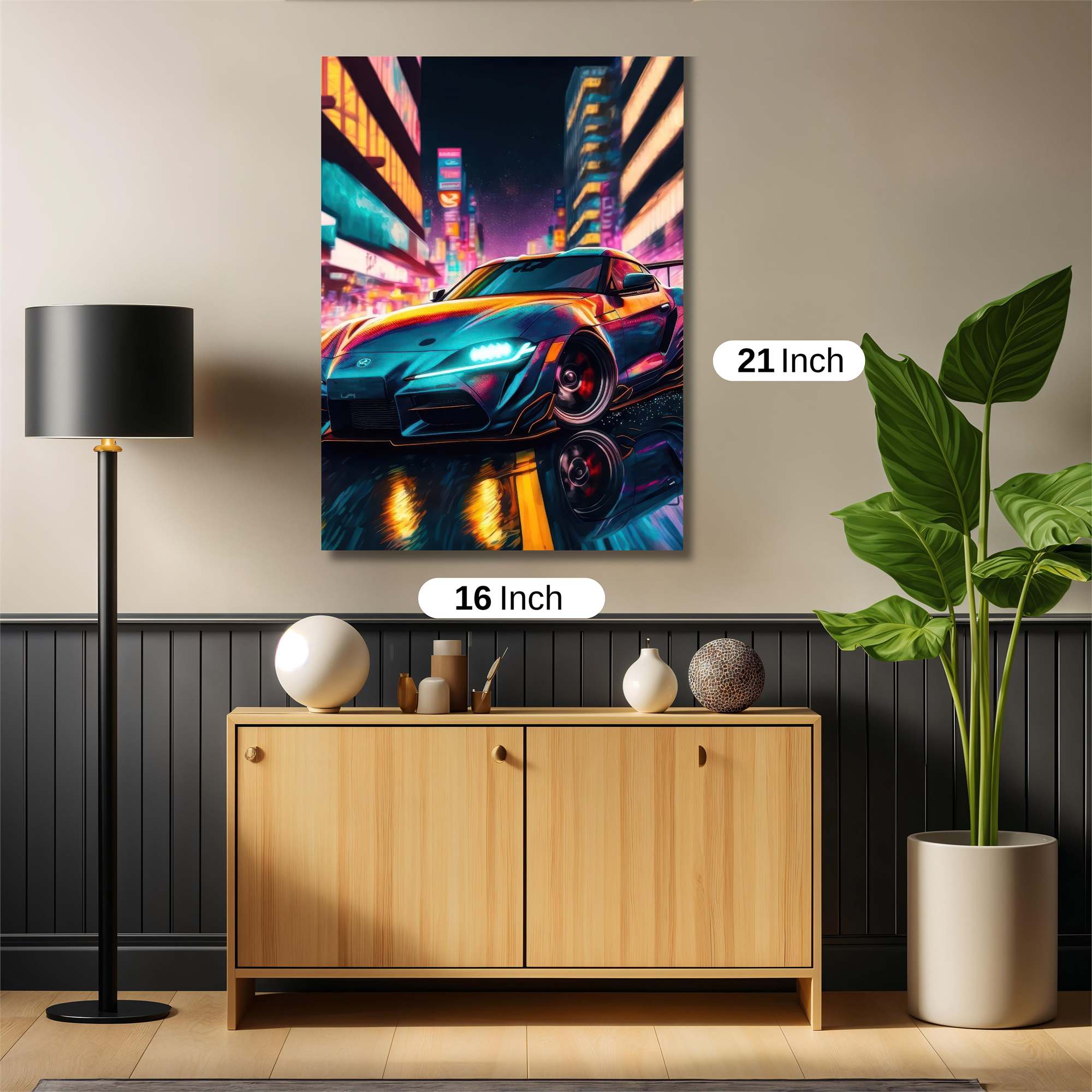 Neon Blossom Safe Wall Magnetic / M