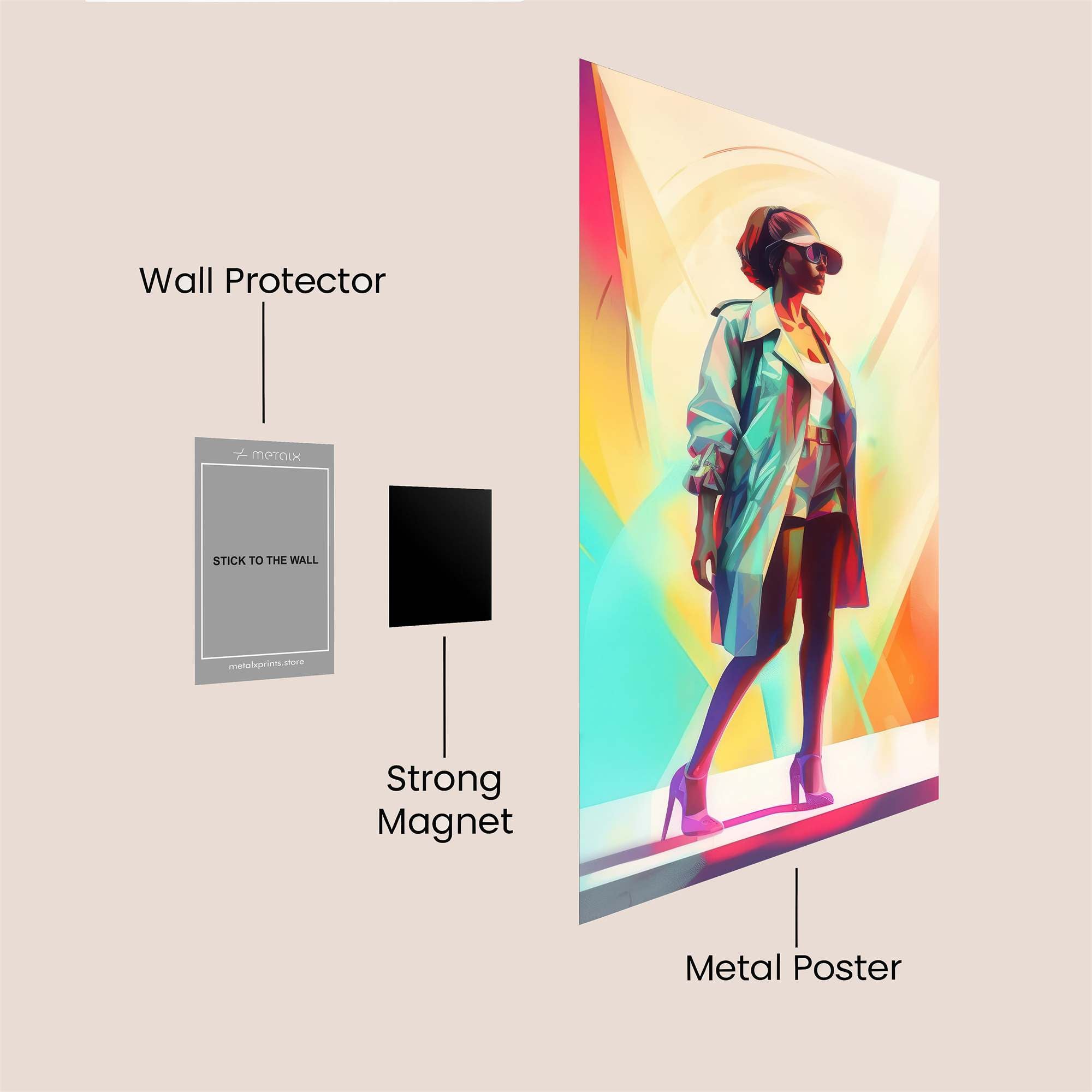 Bookhaven Bliss Safe Wall Magnetic / M