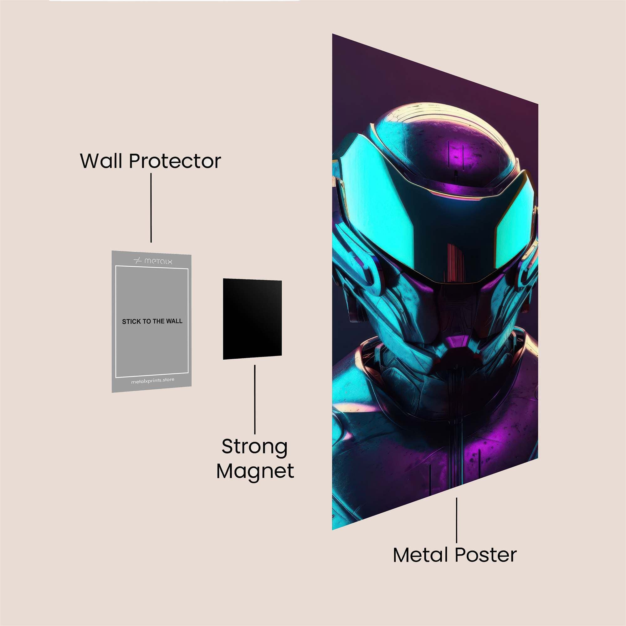 Pagoda Dreamscape Safe Wall Magnetic / M