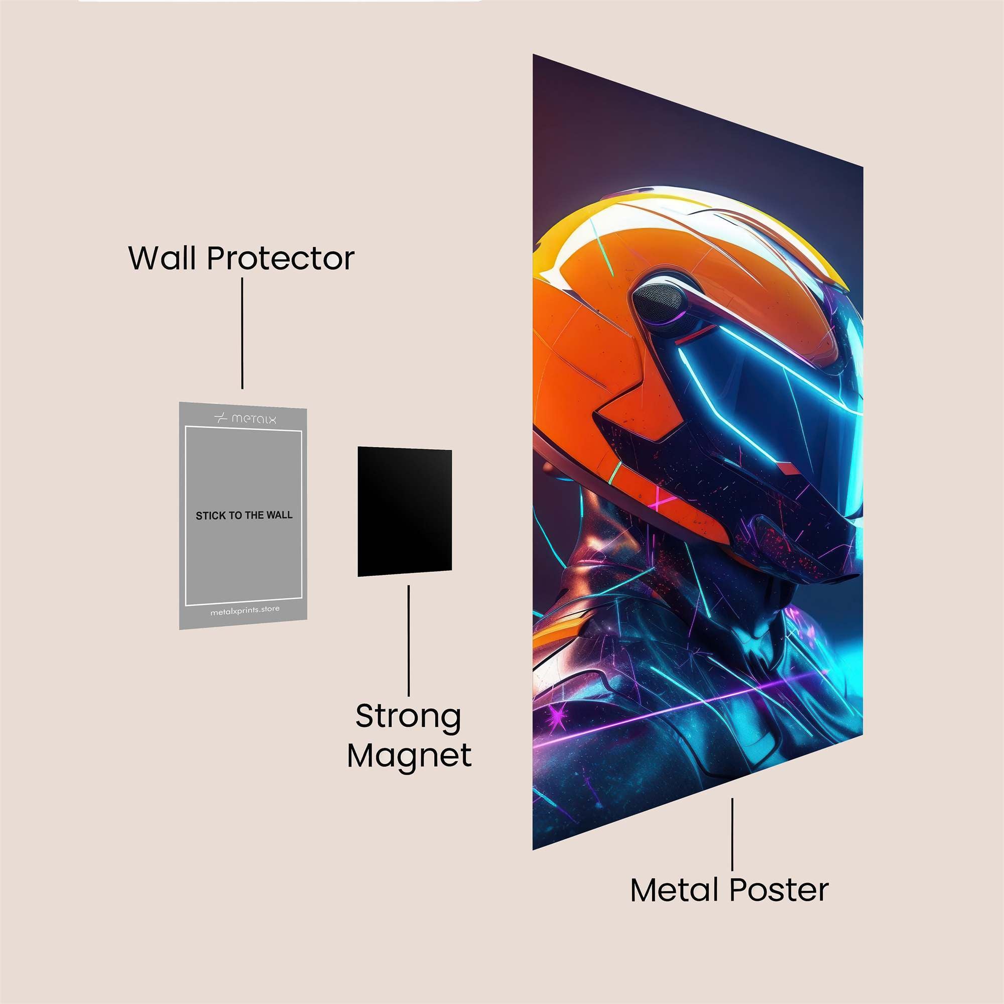 Skyward Serenity Safe Wall Magnetic / M