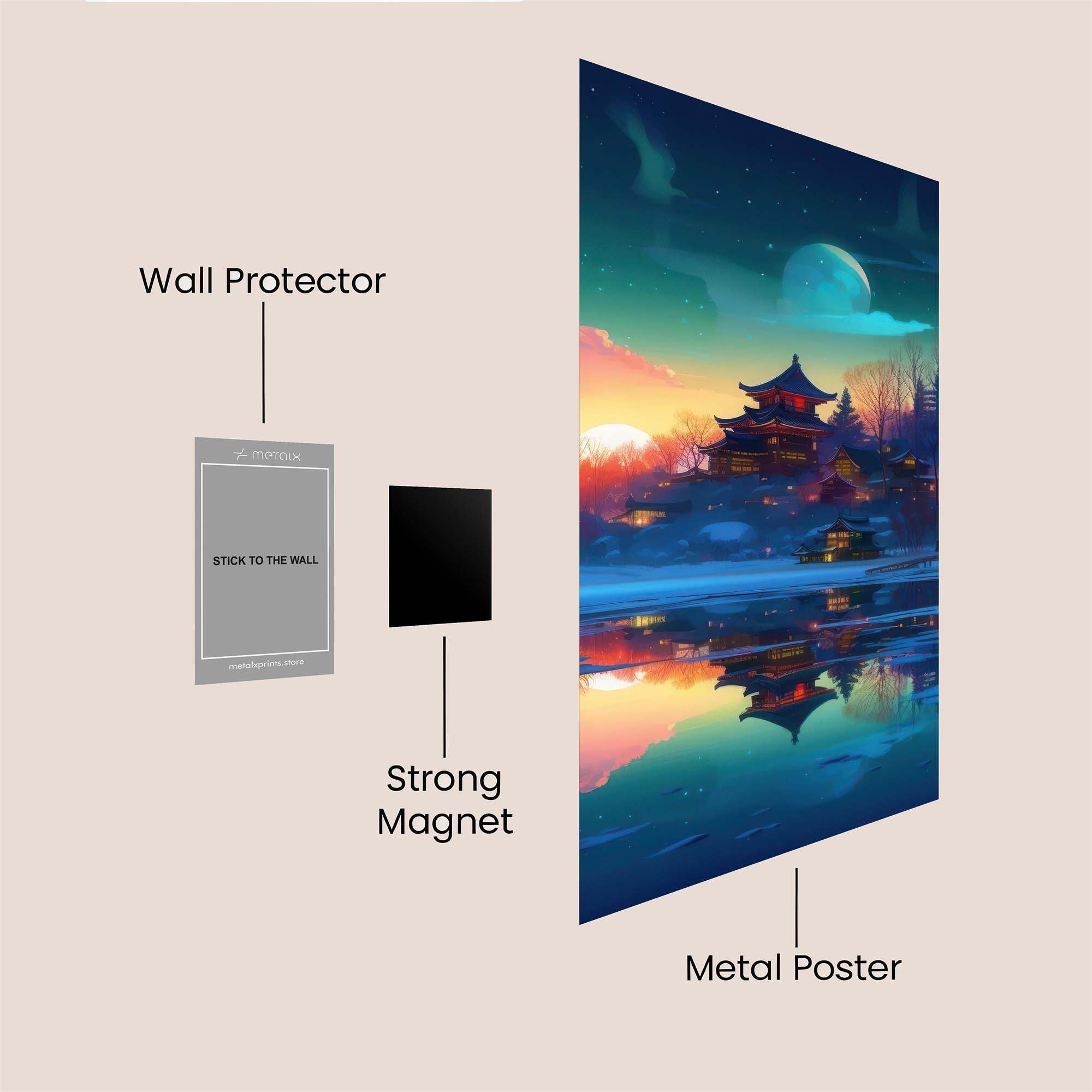 BlossomRapture Safe Wall Magnetic / M