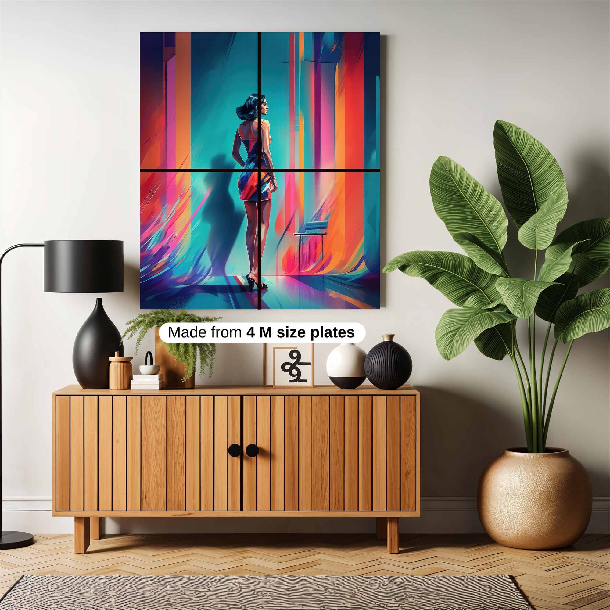 Floral Fantasy Safe Wall Magnetic / M