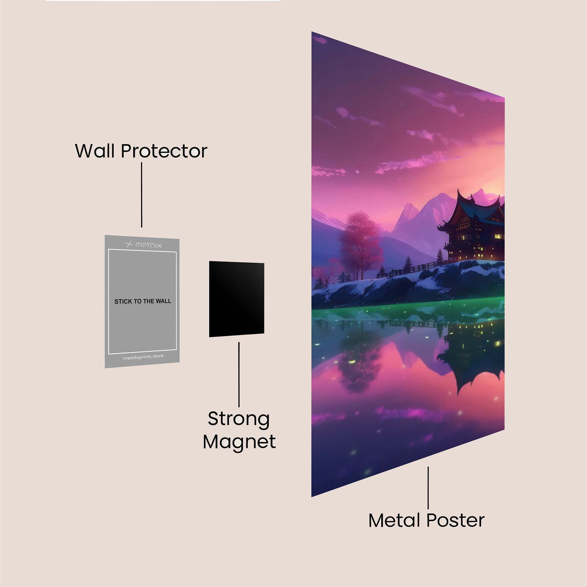 Blossom Bliss Safe Wall Magnetic / M