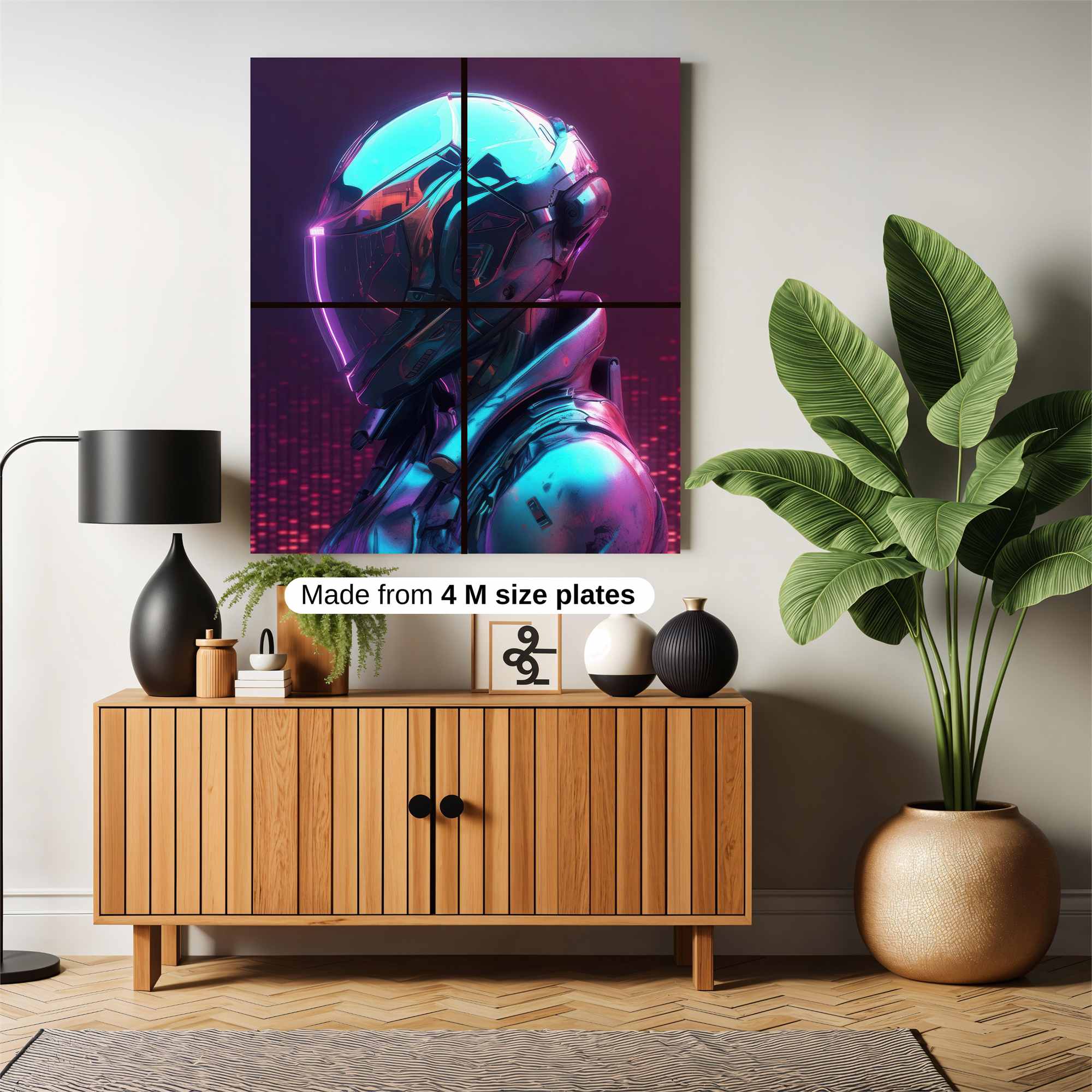 Robot Whimsy Safe Wall Magnetic / M