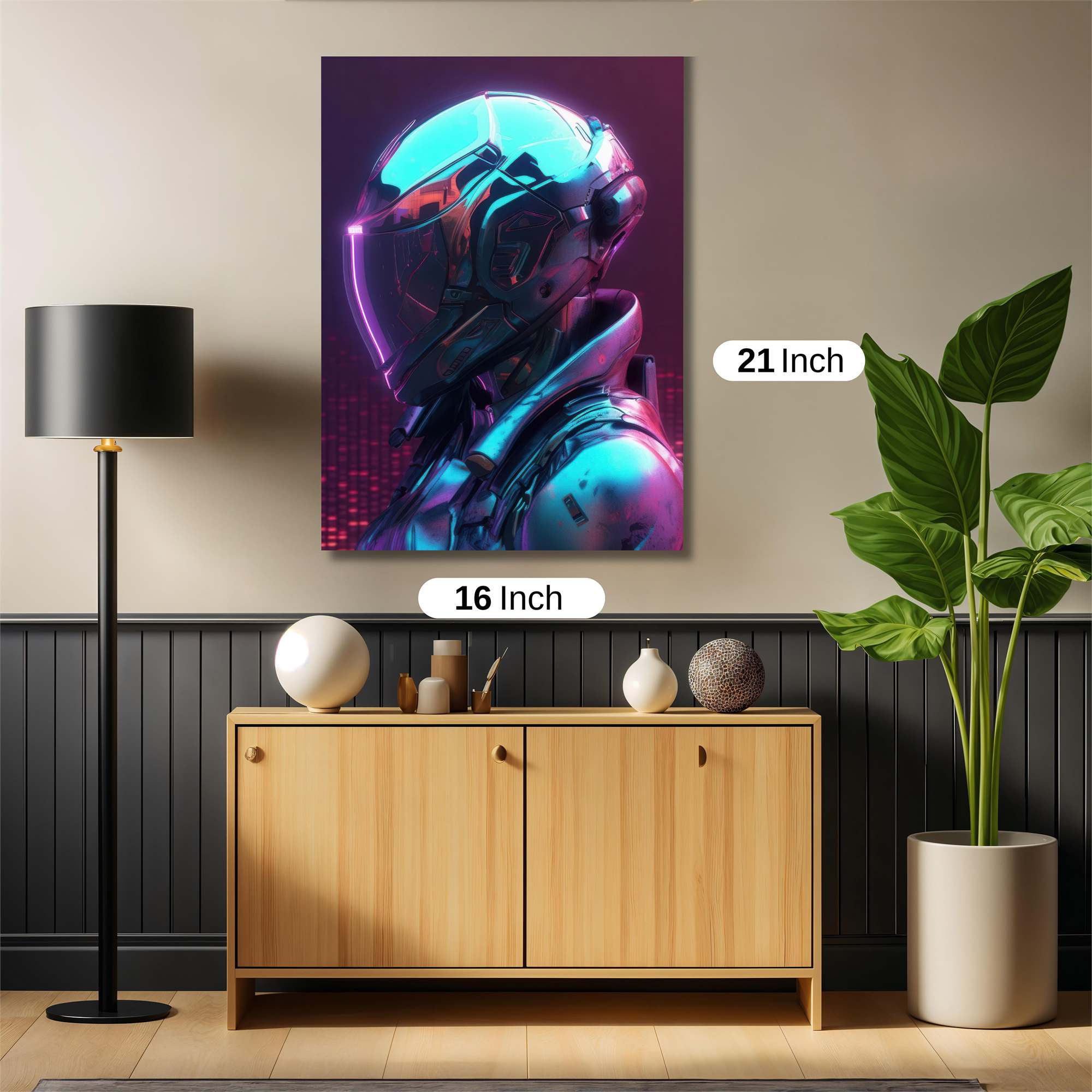 Robot Whimsy Safe Wall Magnetic / M