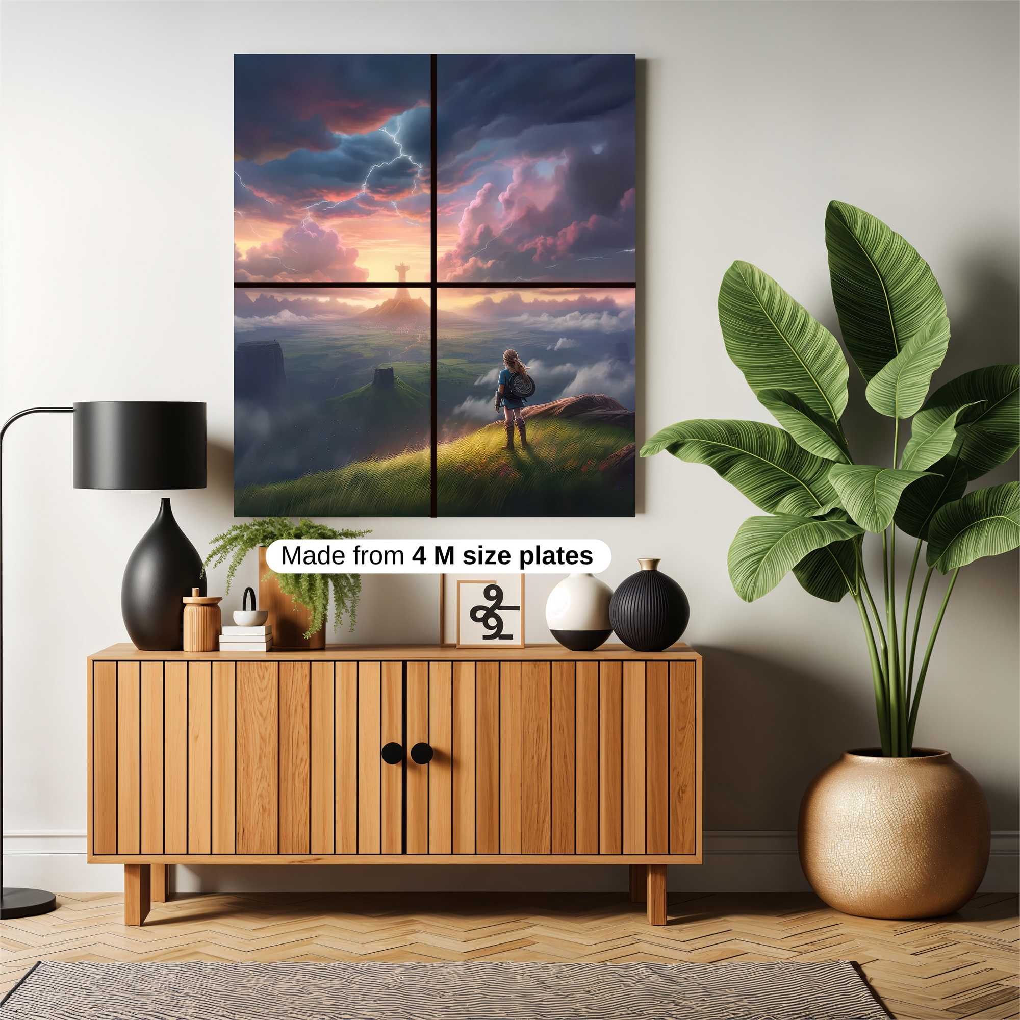 Floral Dreamscape Safe Wall Magnetic / M