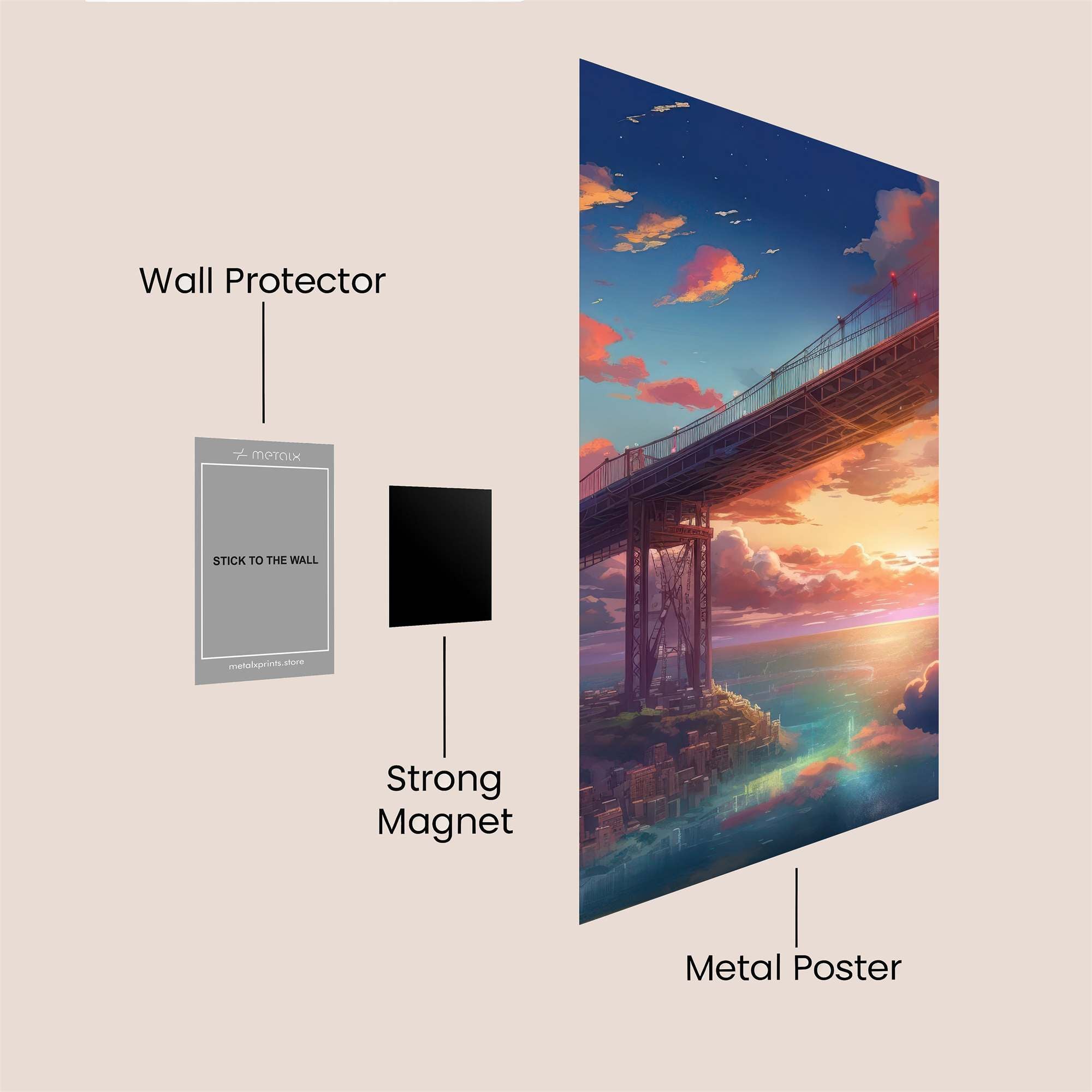 Angel Bliss Safe Wall Magnetic / M
