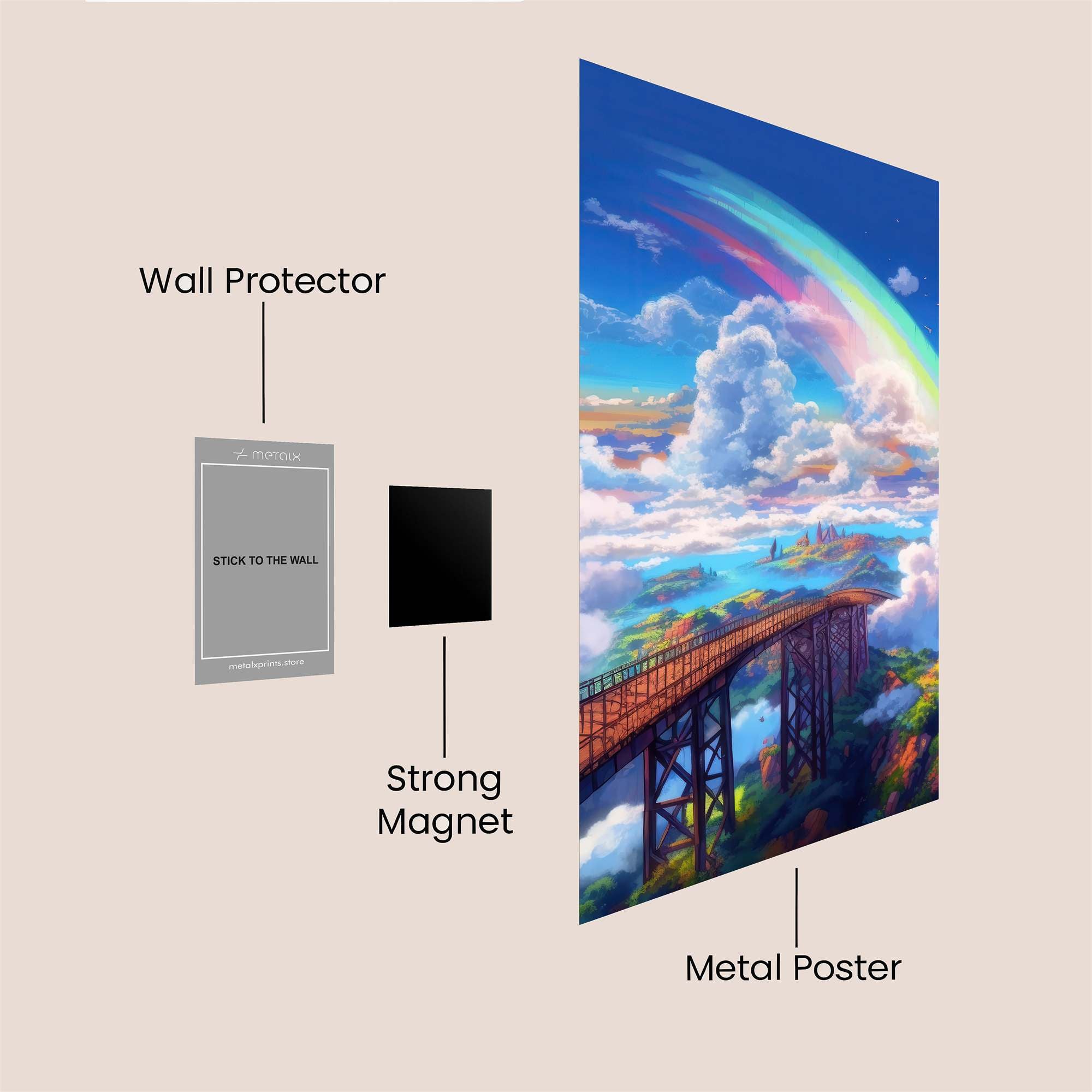 FloralFantasy Safe Wall Magnetic / M