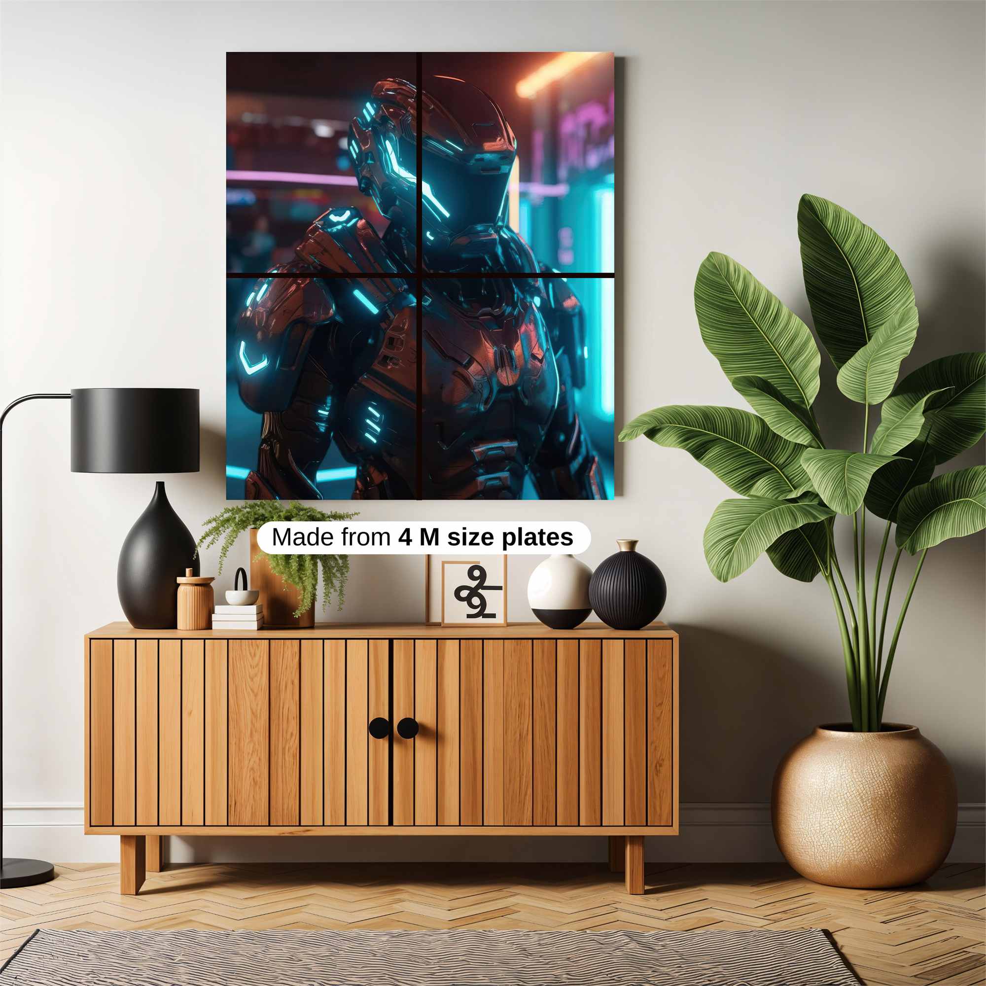 Floral Dreamscape Safe Wall Magnetic / M