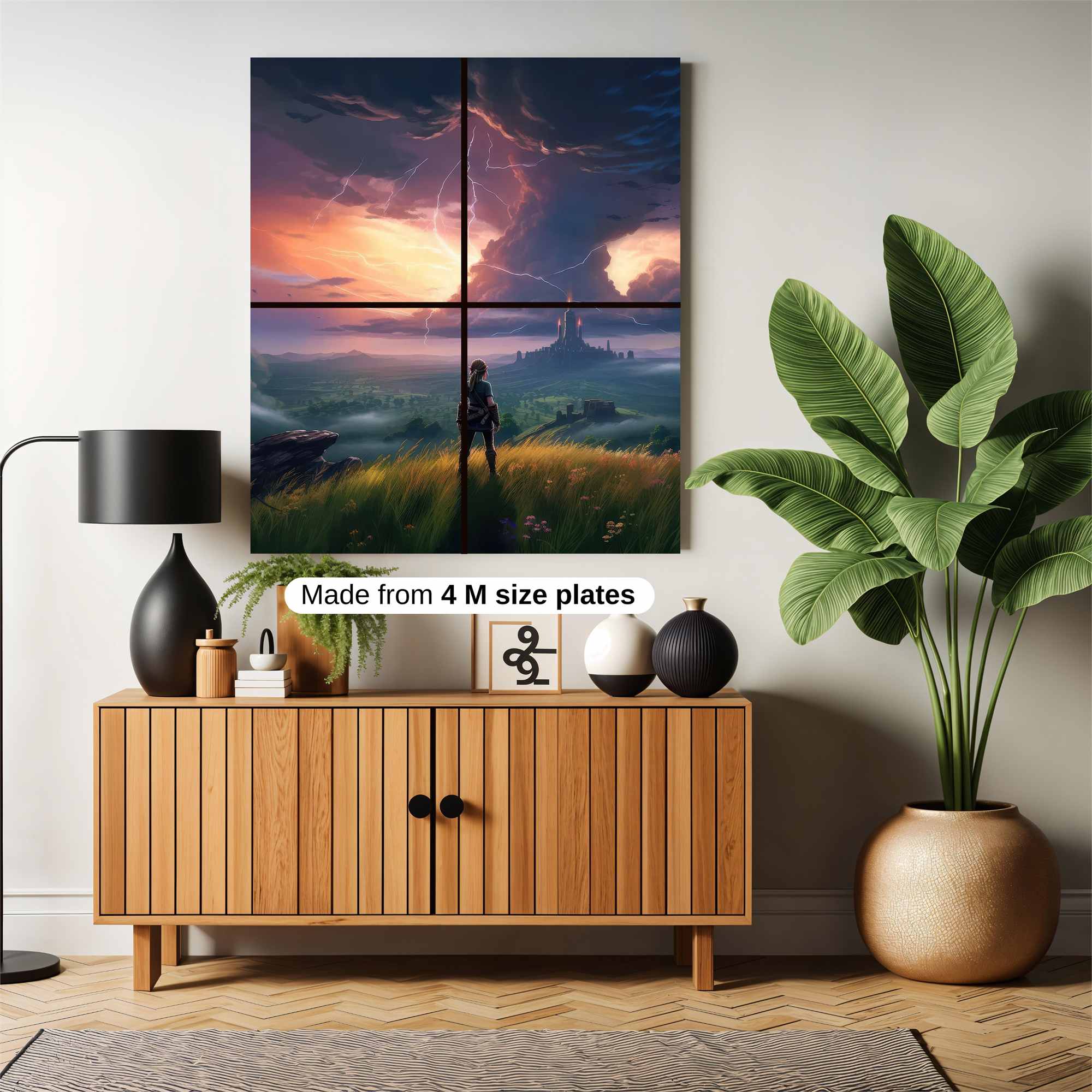 Floral Dreamscape Safe Wall Magnetic / M