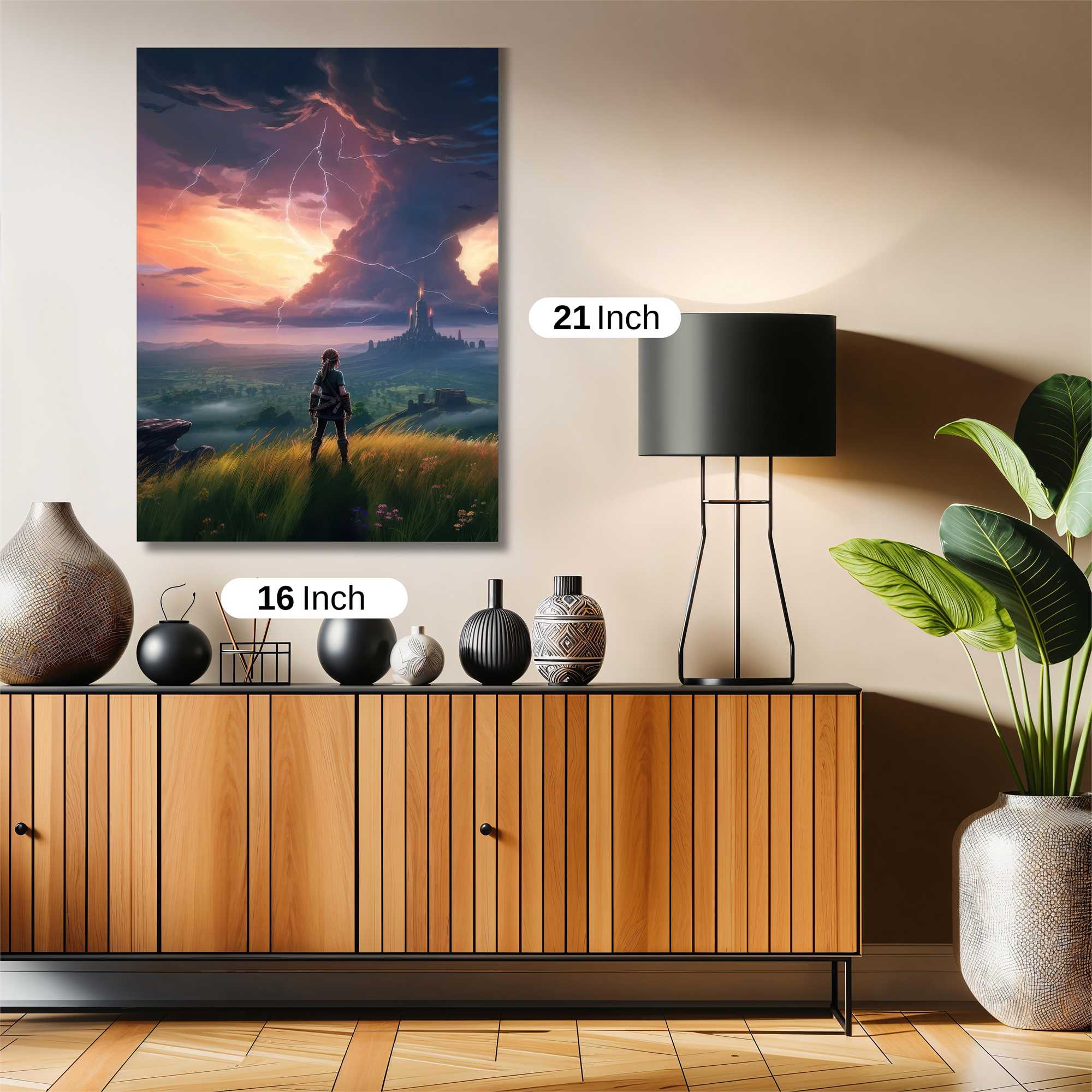 Floral Dreamscape Safe Wall Magnetic / M