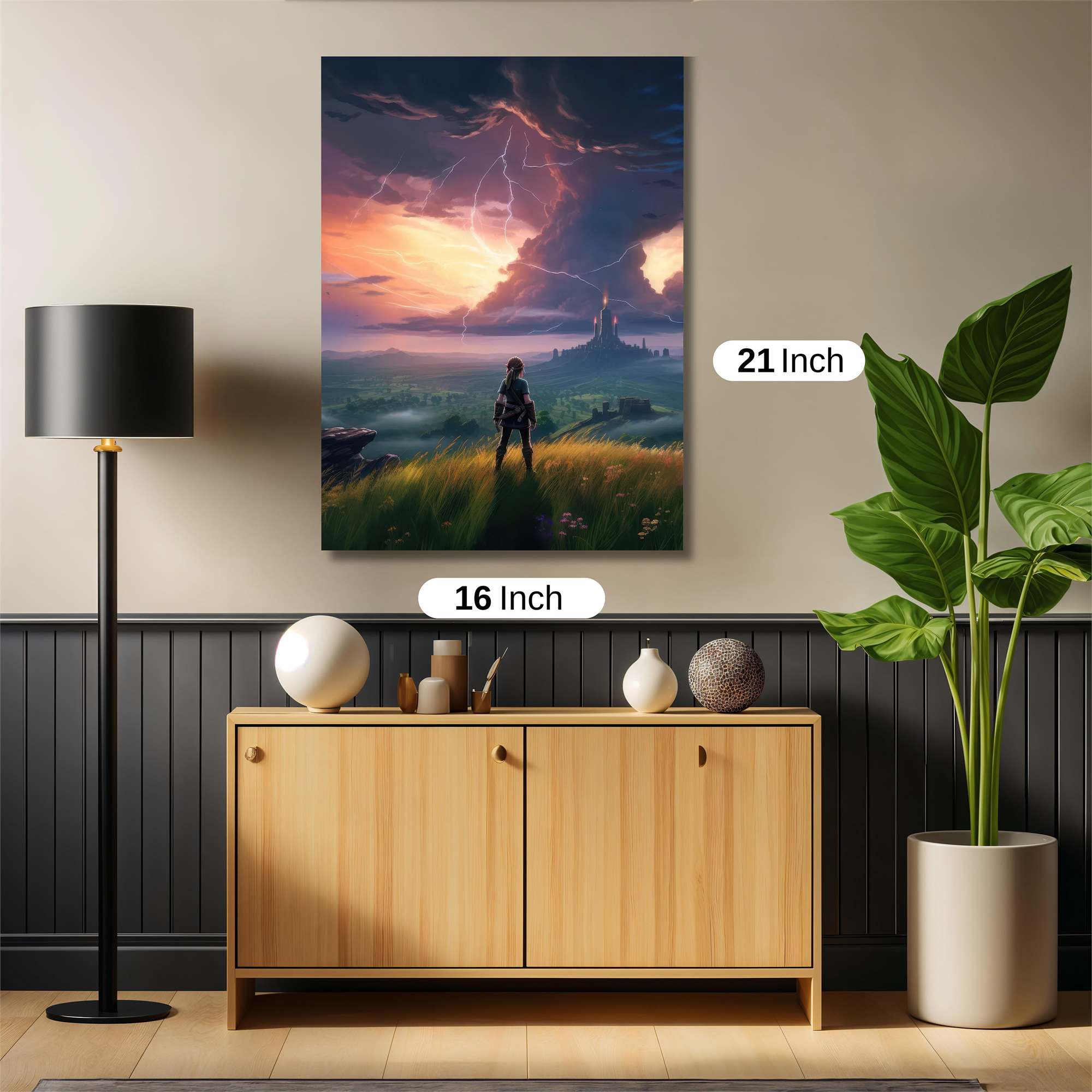 Floral Dreamscape Safe Wall Magnetic / M