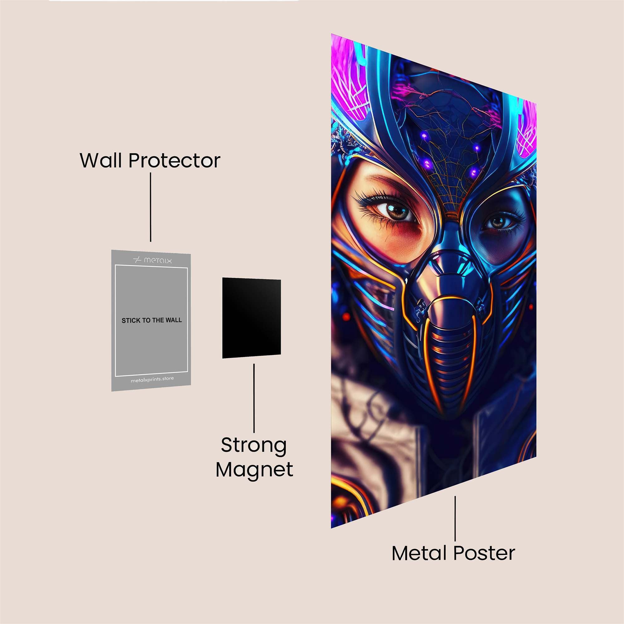 Angel Whimsy Safe Wall Magnetic / M