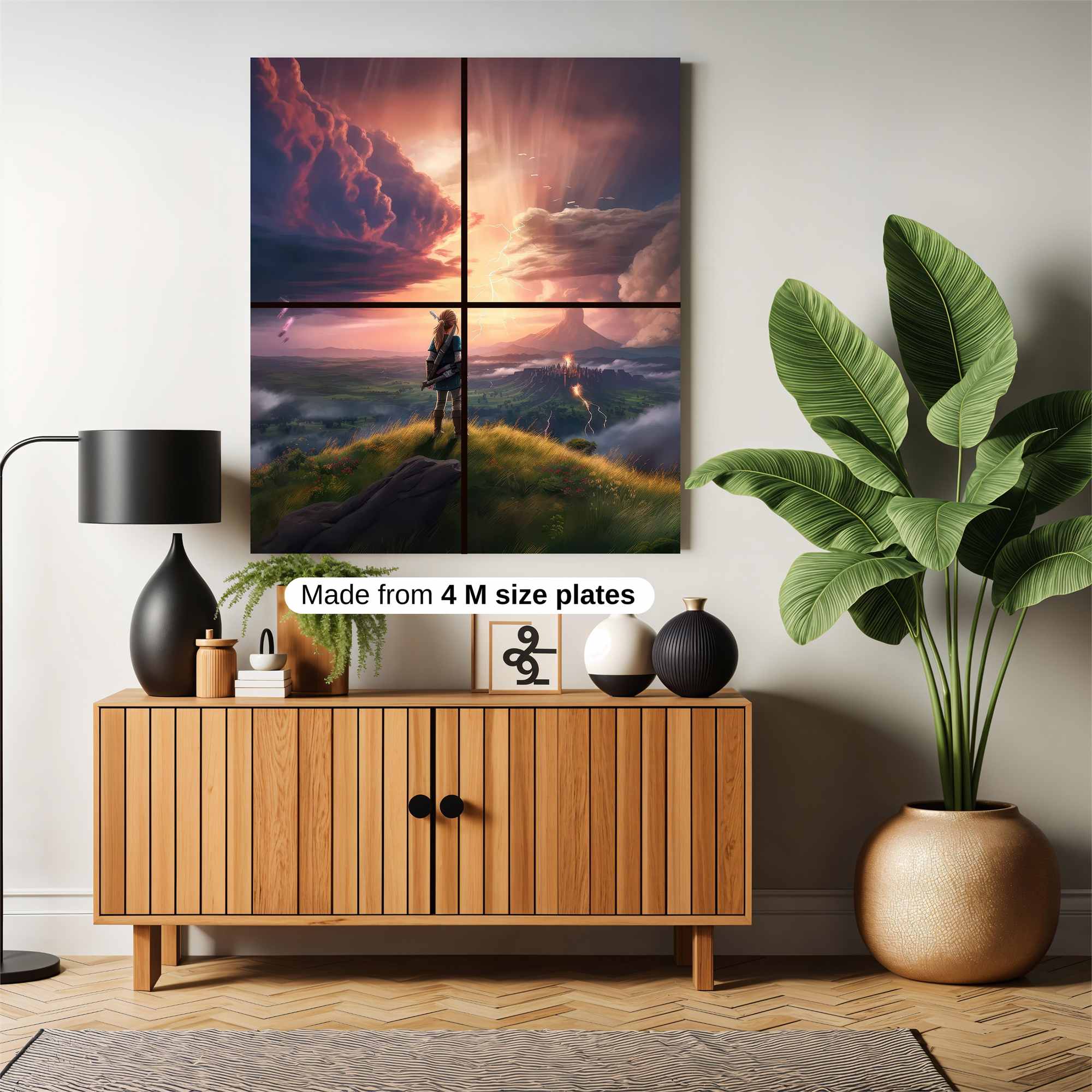 Floral Fantasy Safe Wall Magnetic / M