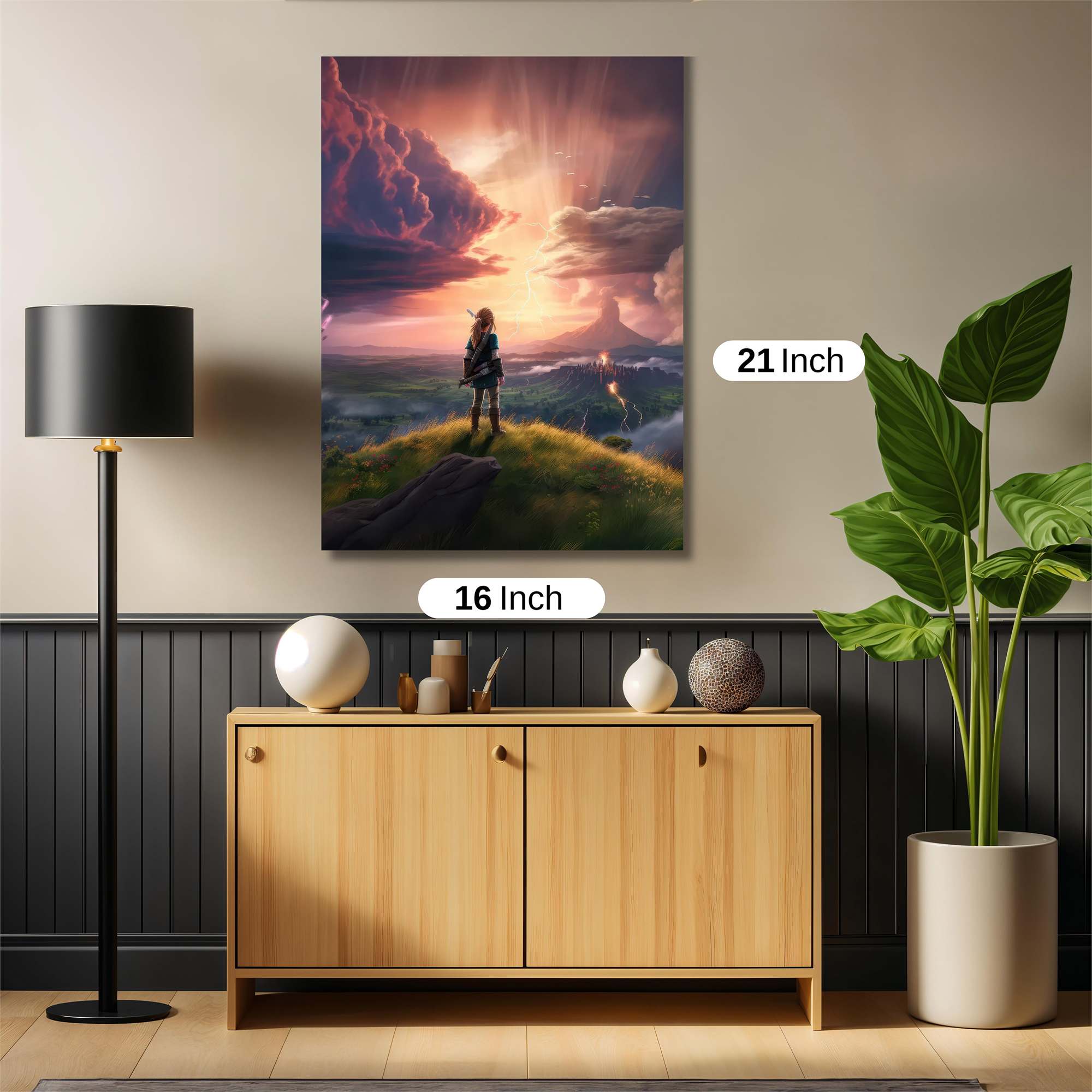 Floral Fantasy Safe Wall Magnetic / M