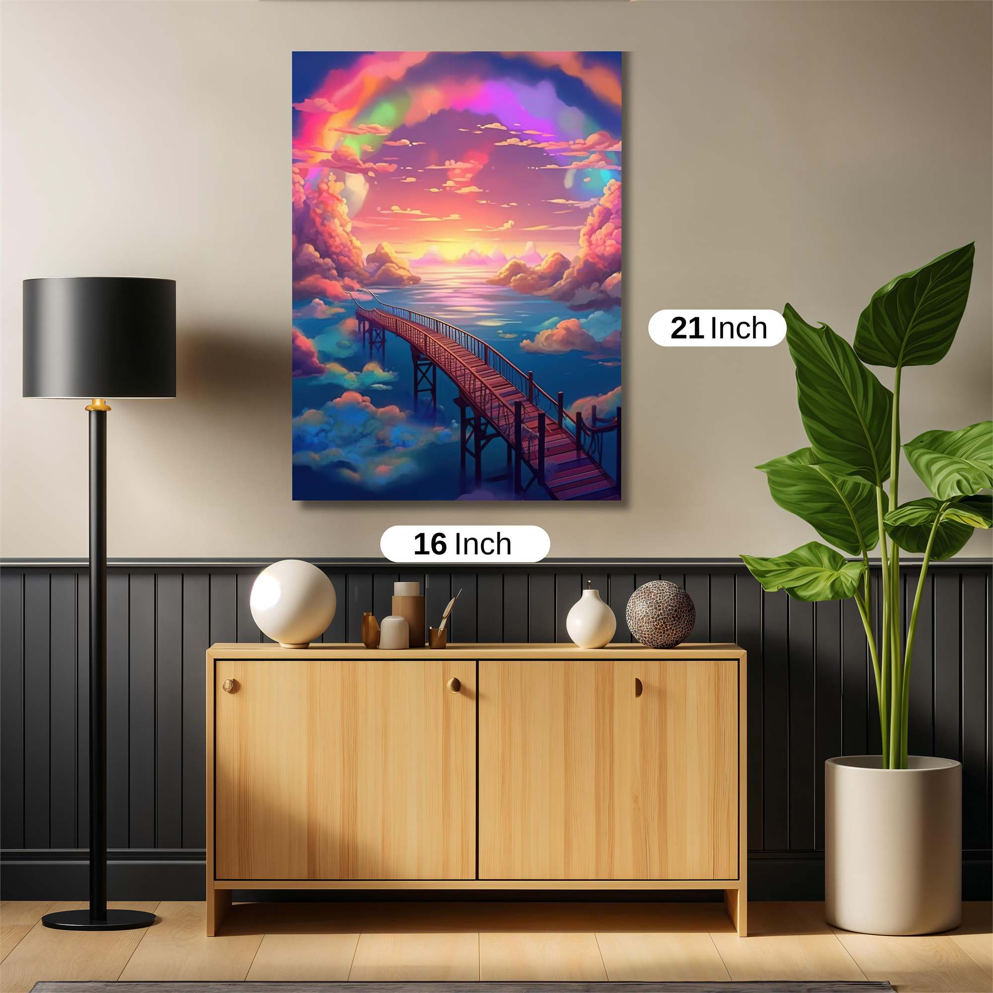 Floral Fantasy Safe Wall Magnetic / M