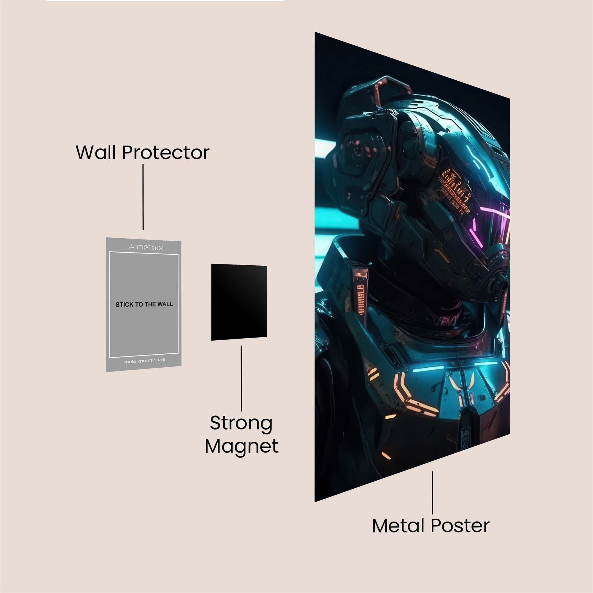 Tower Dreamscape Safe Wall Magnetic / M