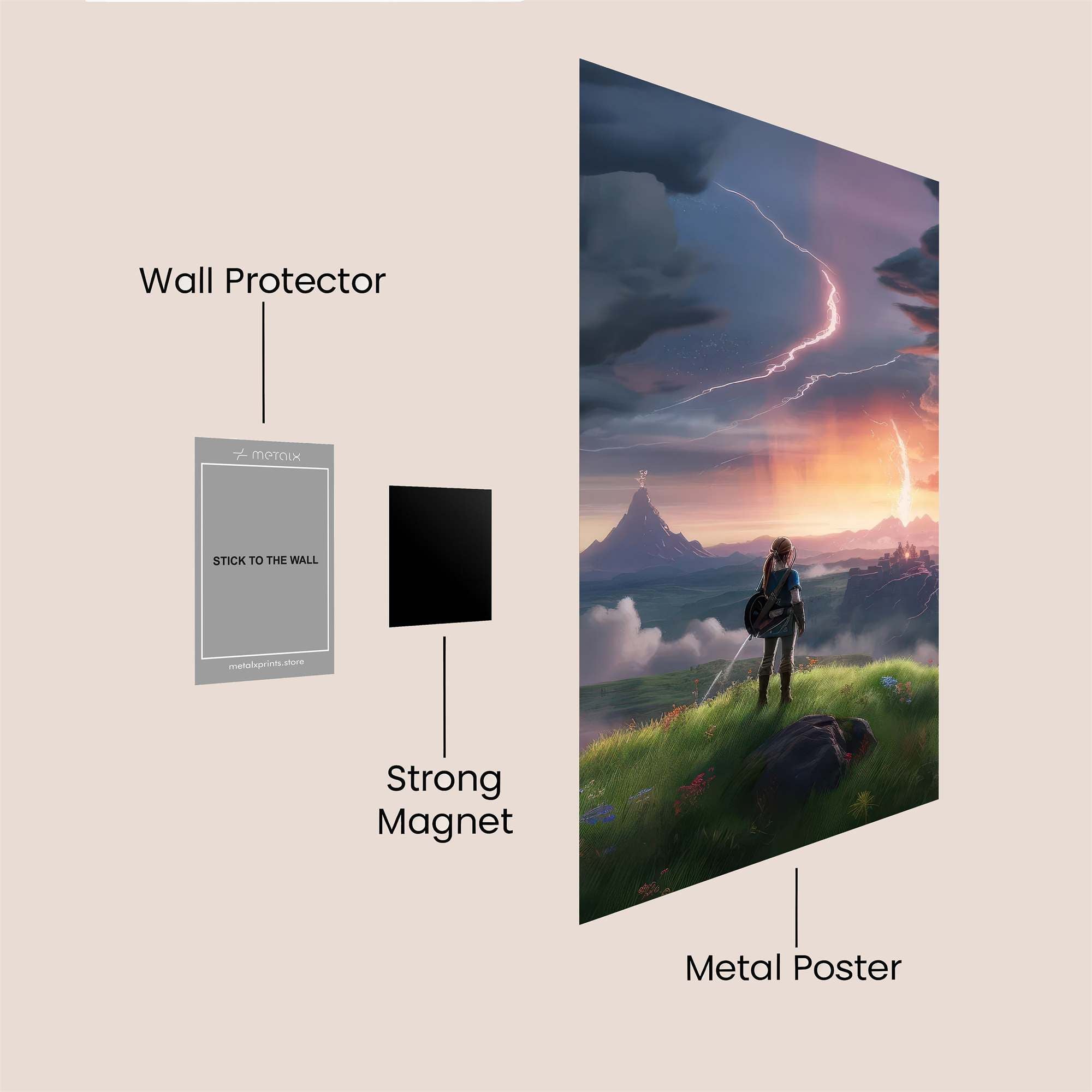 Sultan's Dreamscape Safe Wall Magnetic / M