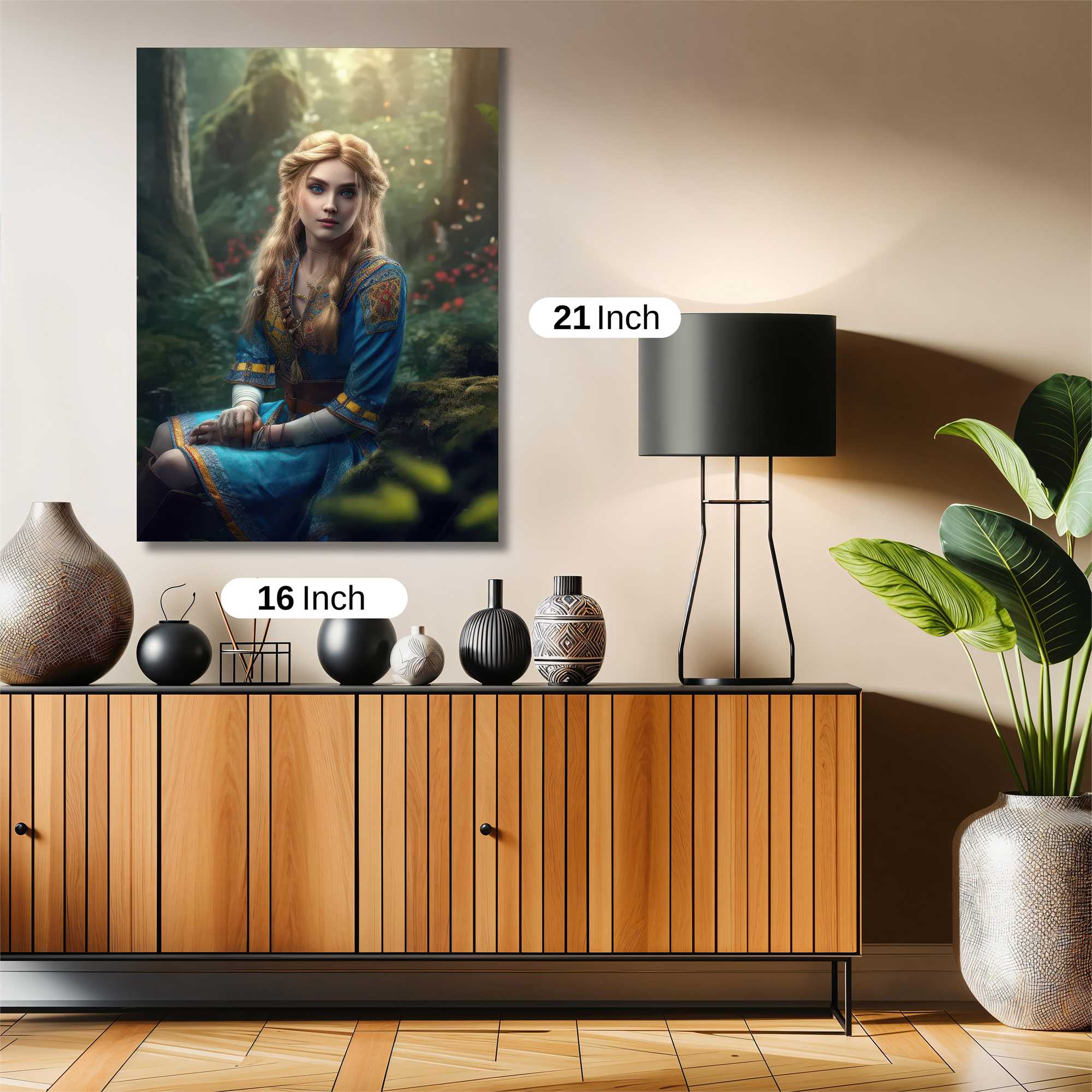 Floral Fantasy Safe Wall Magnetic / M