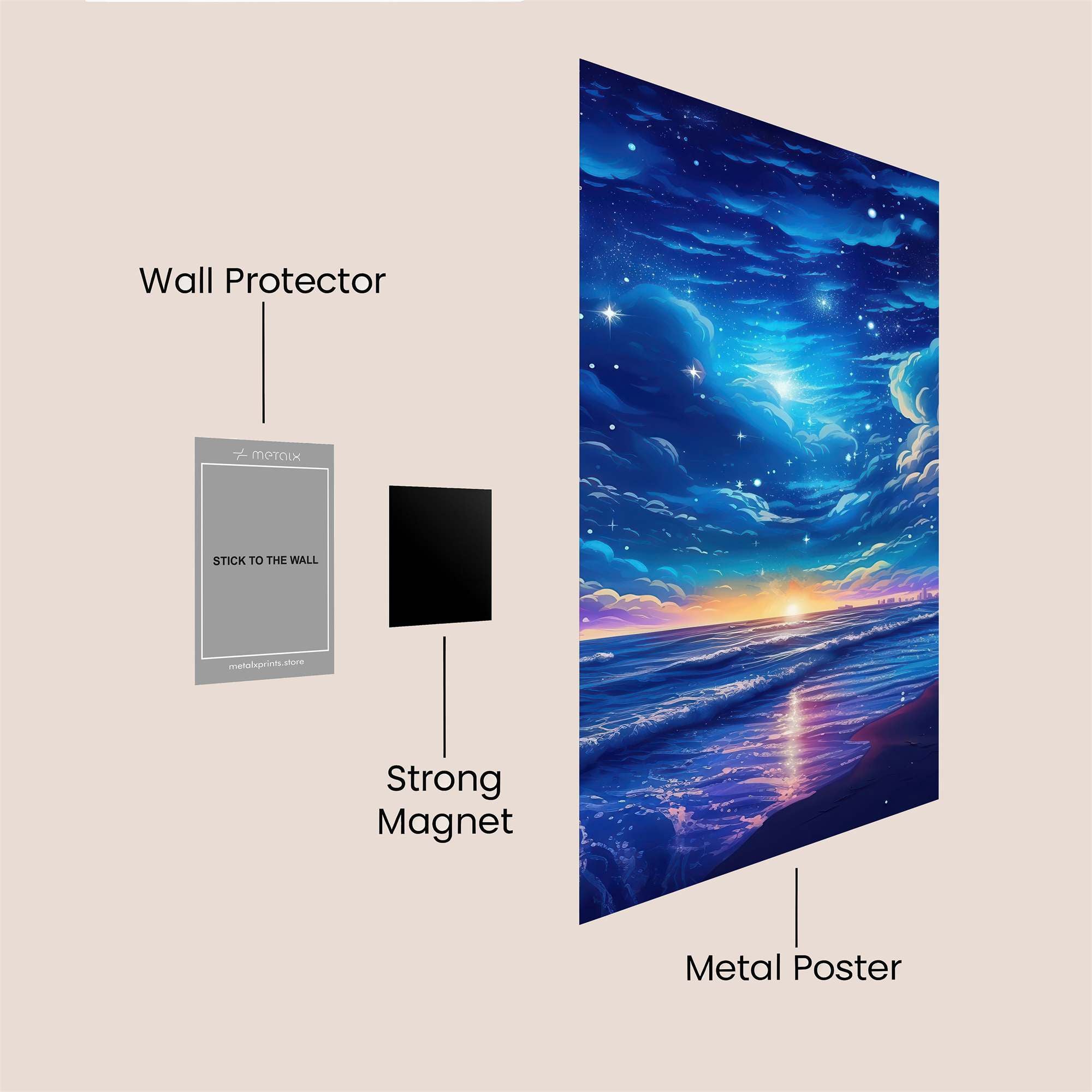 BlossomRapture Safe Wall Magnetic / M