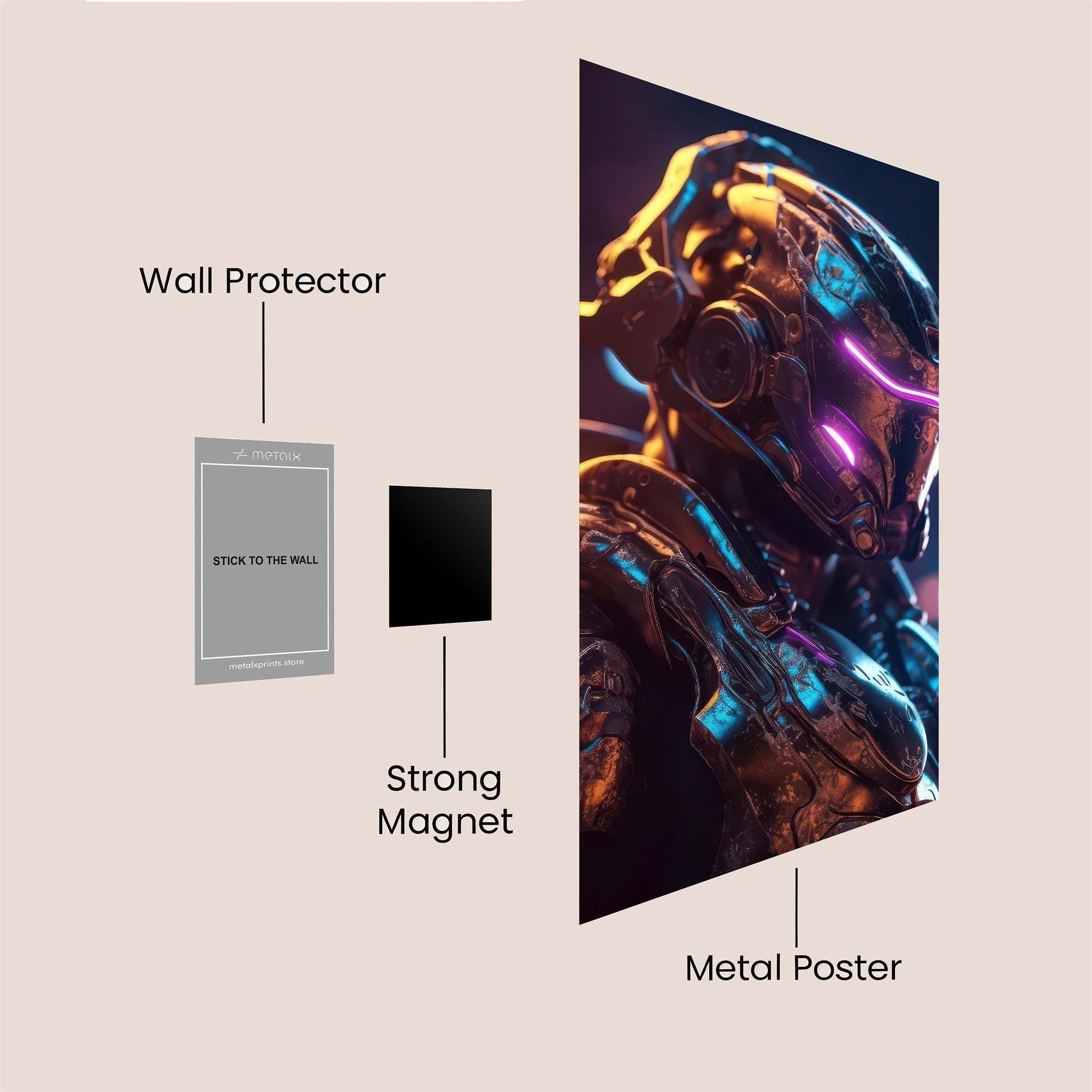 Castle Dreamscape Safe Wall Magnetic / M