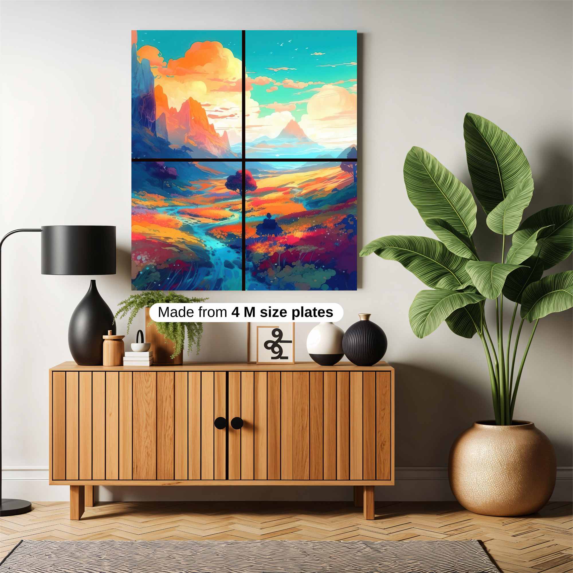 FloralDreamscape Safe Wall Magnetic / M