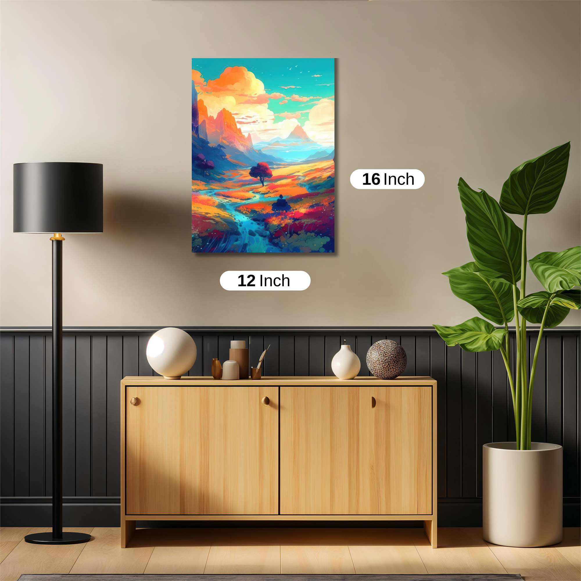 FloralDreamscape Safe Wall Magnetic / M