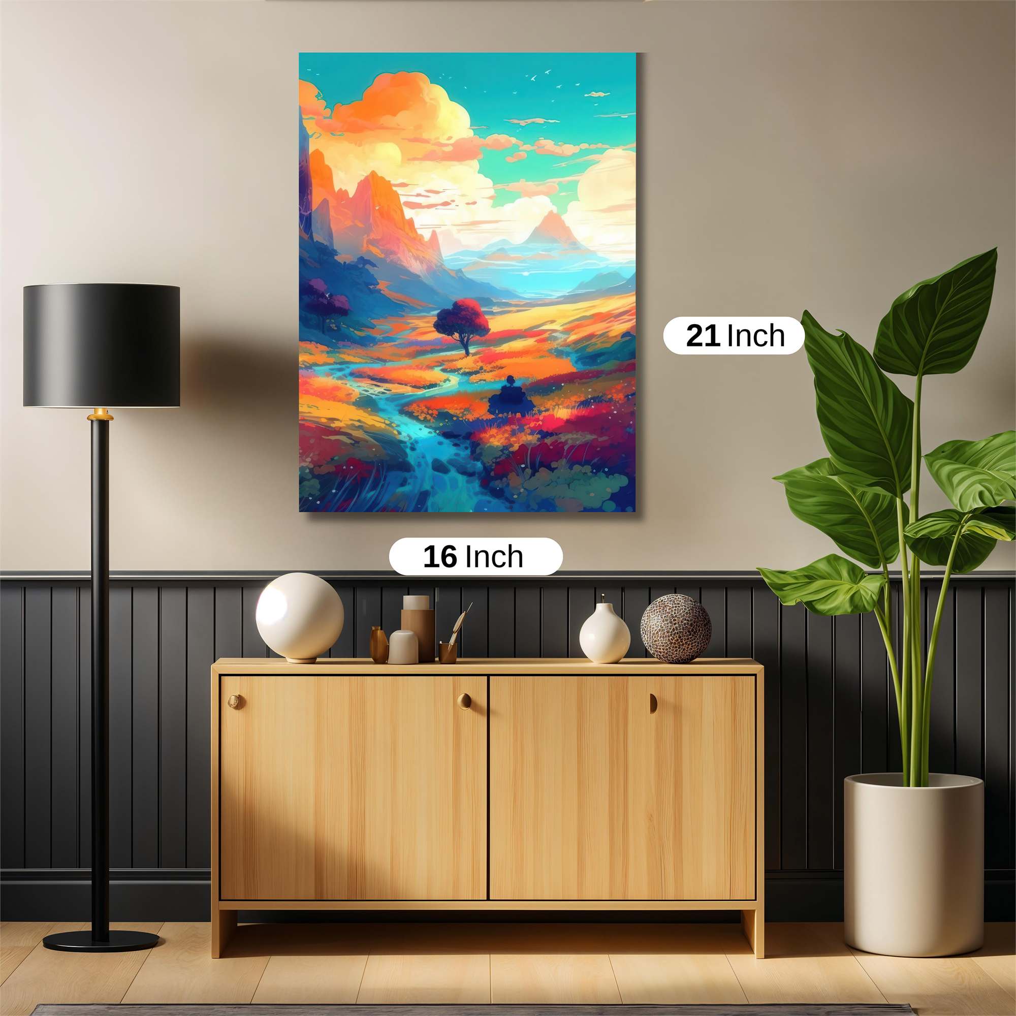 FloralDreamscape Safe Wall Magnetic / M