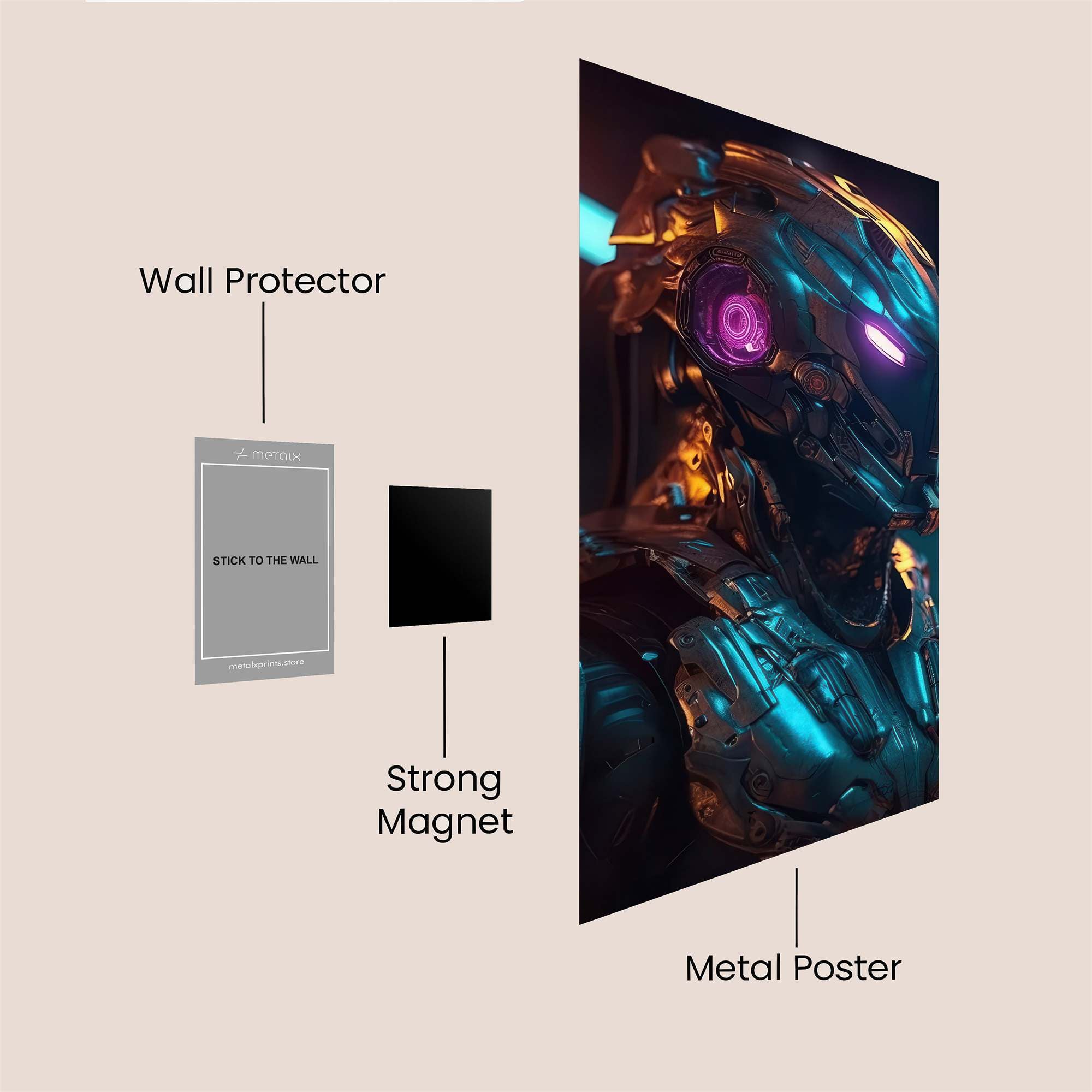 FloralFantasy Safe Wall Magnetic / M