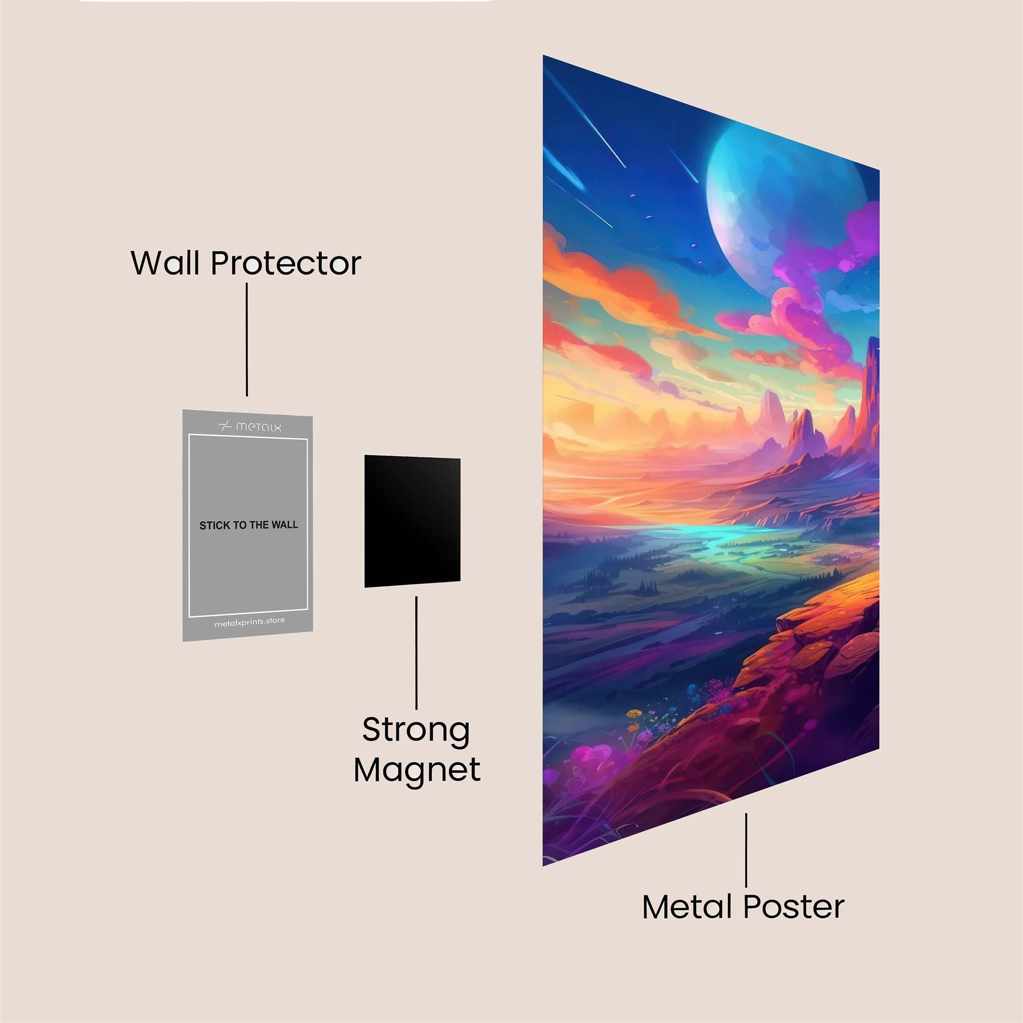 FloralFantasy Safe Wall Magnetic / M