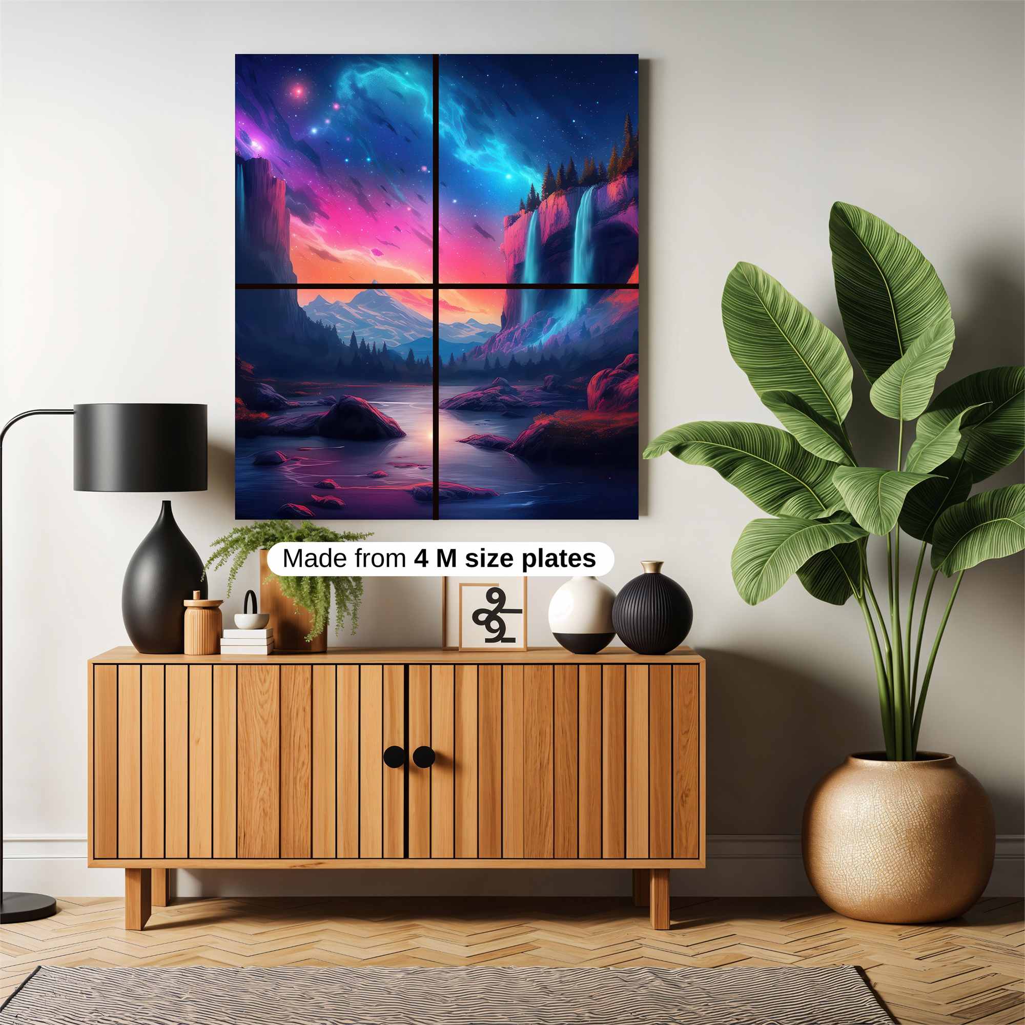 Floral Fantasy Safe Wall Magnetic / M