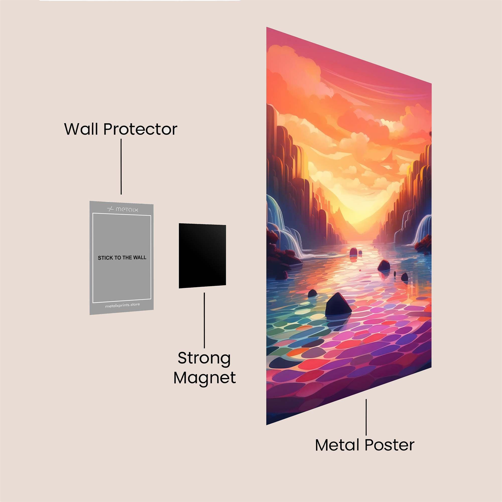 Fantasy Bloom Safe Wall Magnetic / M